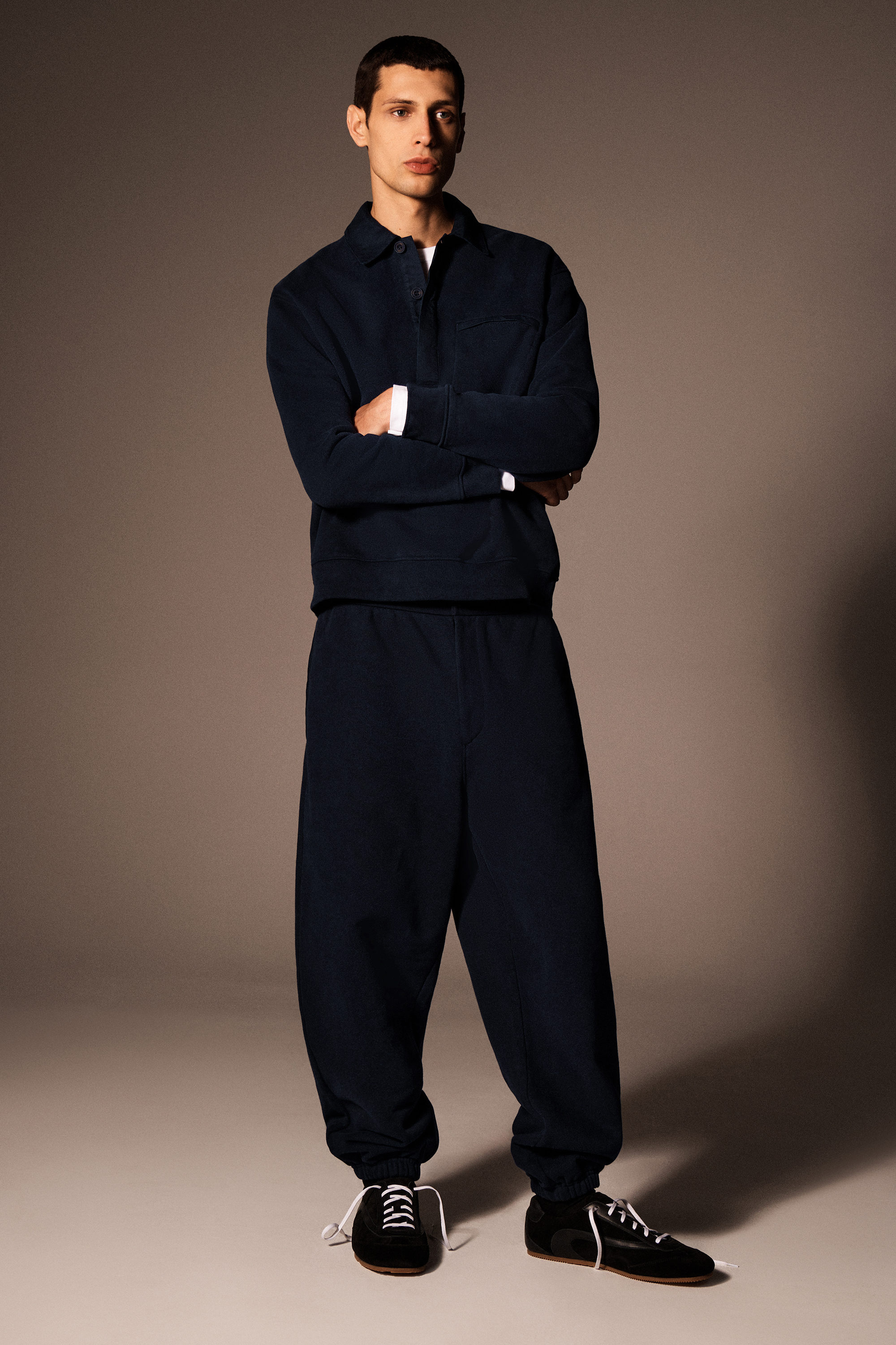 [LOW CLASSIC] / ☆ 25SS CONTRAST BANDING PANTS / NAVY LOW CLASSIC