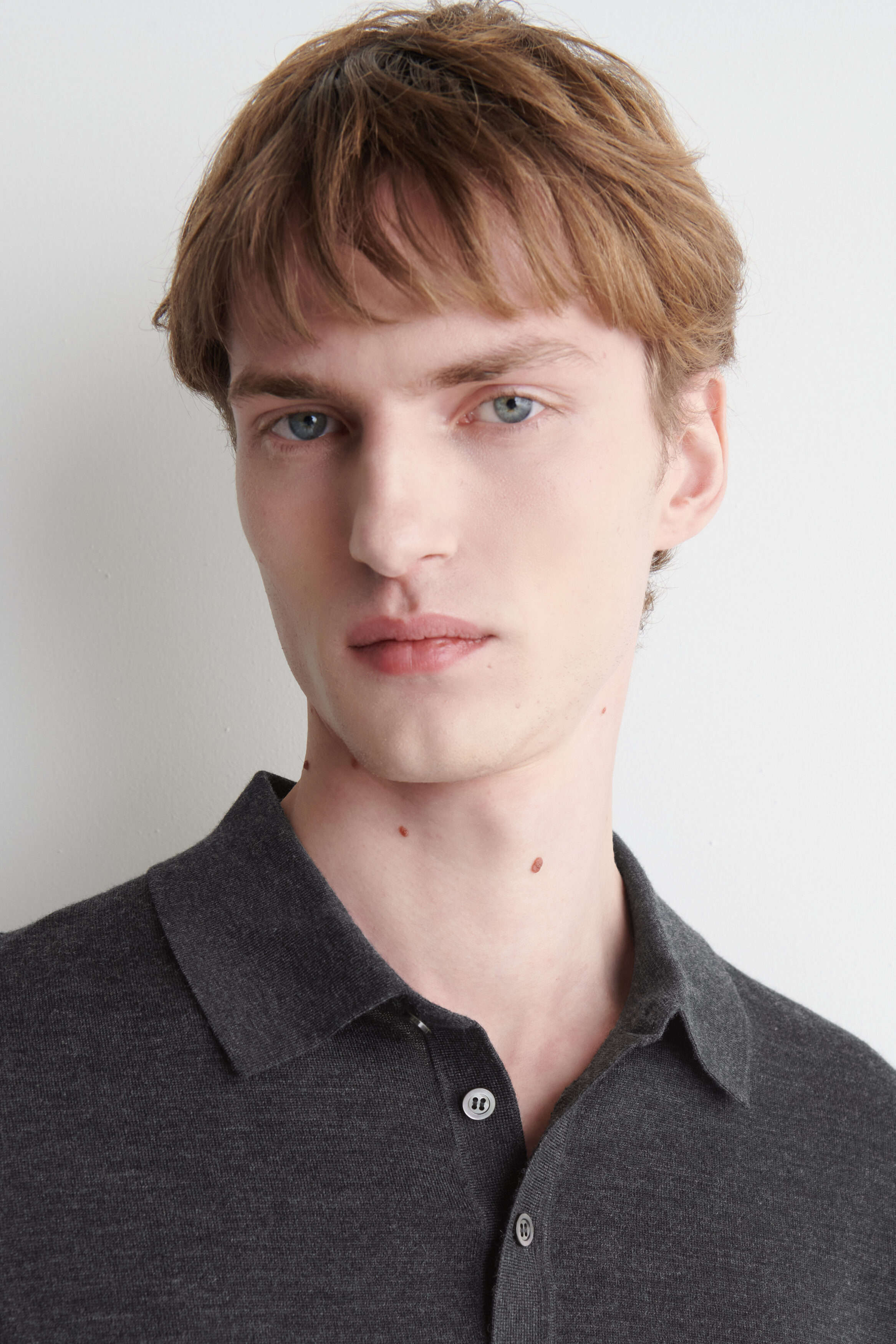 SLIM MERINO WOOL POLO SHIRT - thumbnail 7
