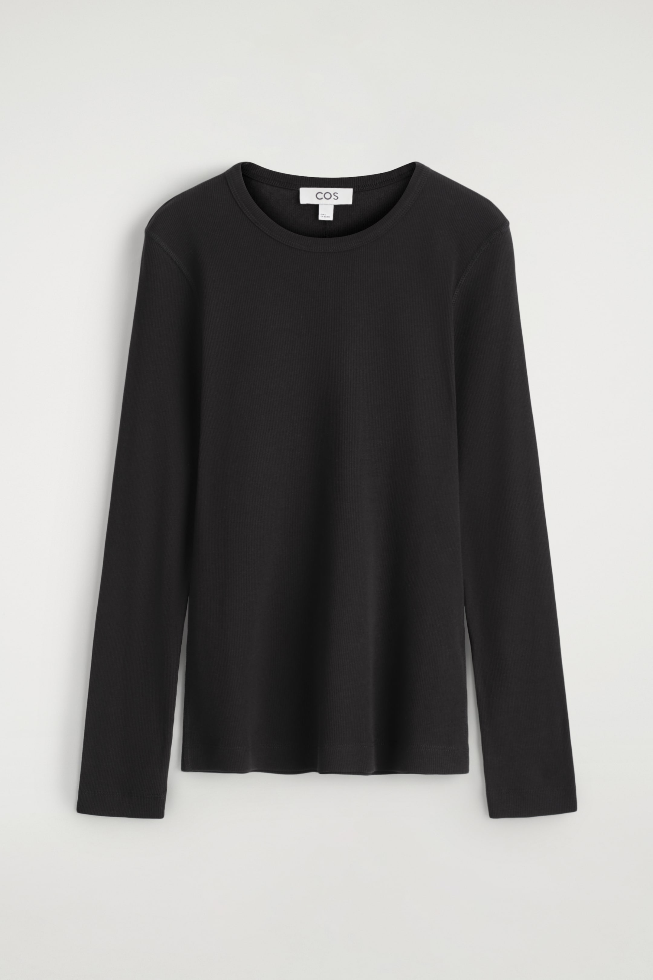 Zobrazit větší obrázek: RIBBED JERSEY LONG-SLEEVED TOP - ČERNÁ - ŽENY | H&M CZ 5