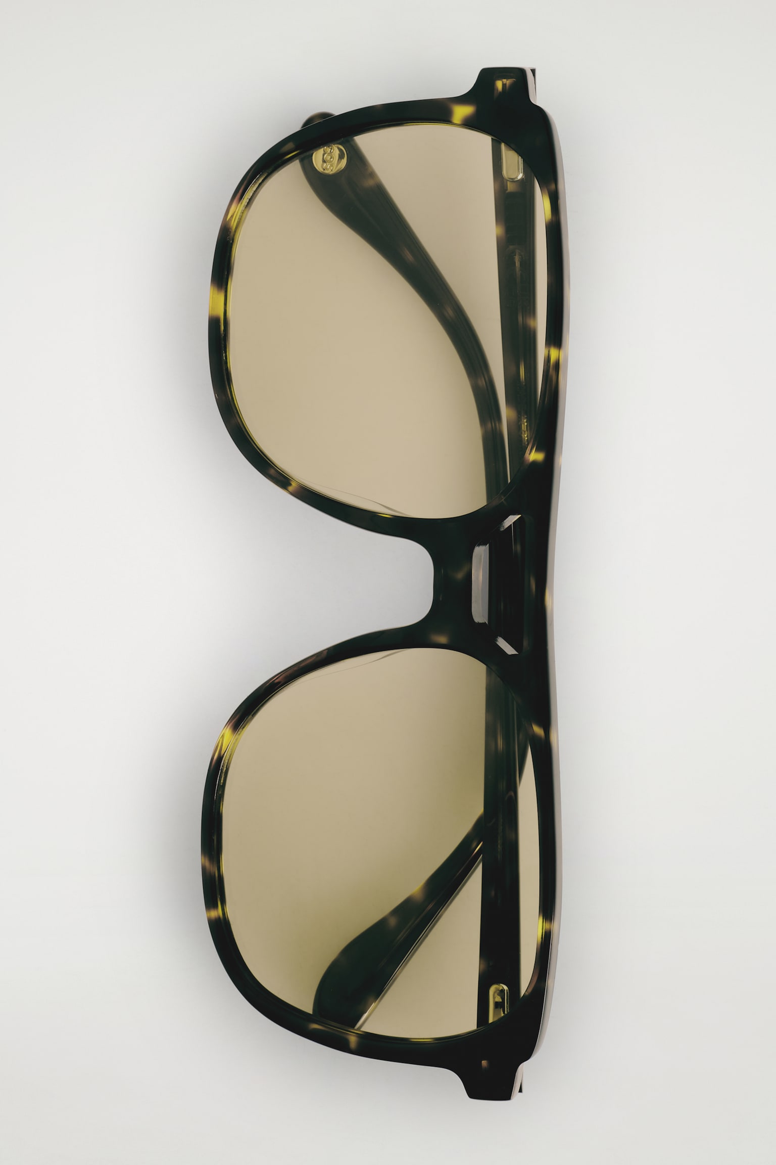 ECKIGE PILOTENSONNENBRILLE-SCHILDPATT/GELB - 4