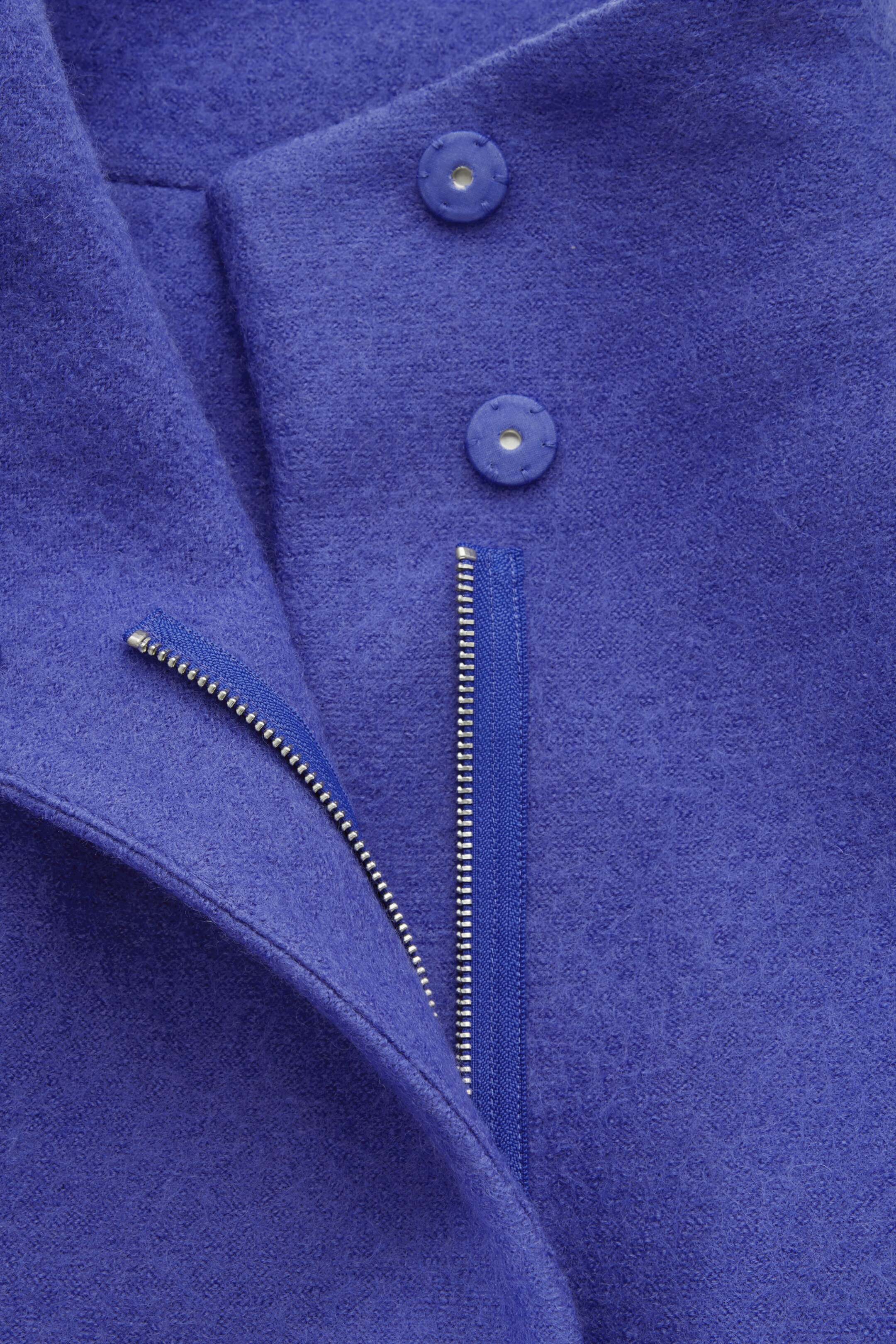 Grotere afbeelding bekijken: FUNNEL-NECK WOOL COAT - BRIGHT BLUE - DAMES | H&M NL 2