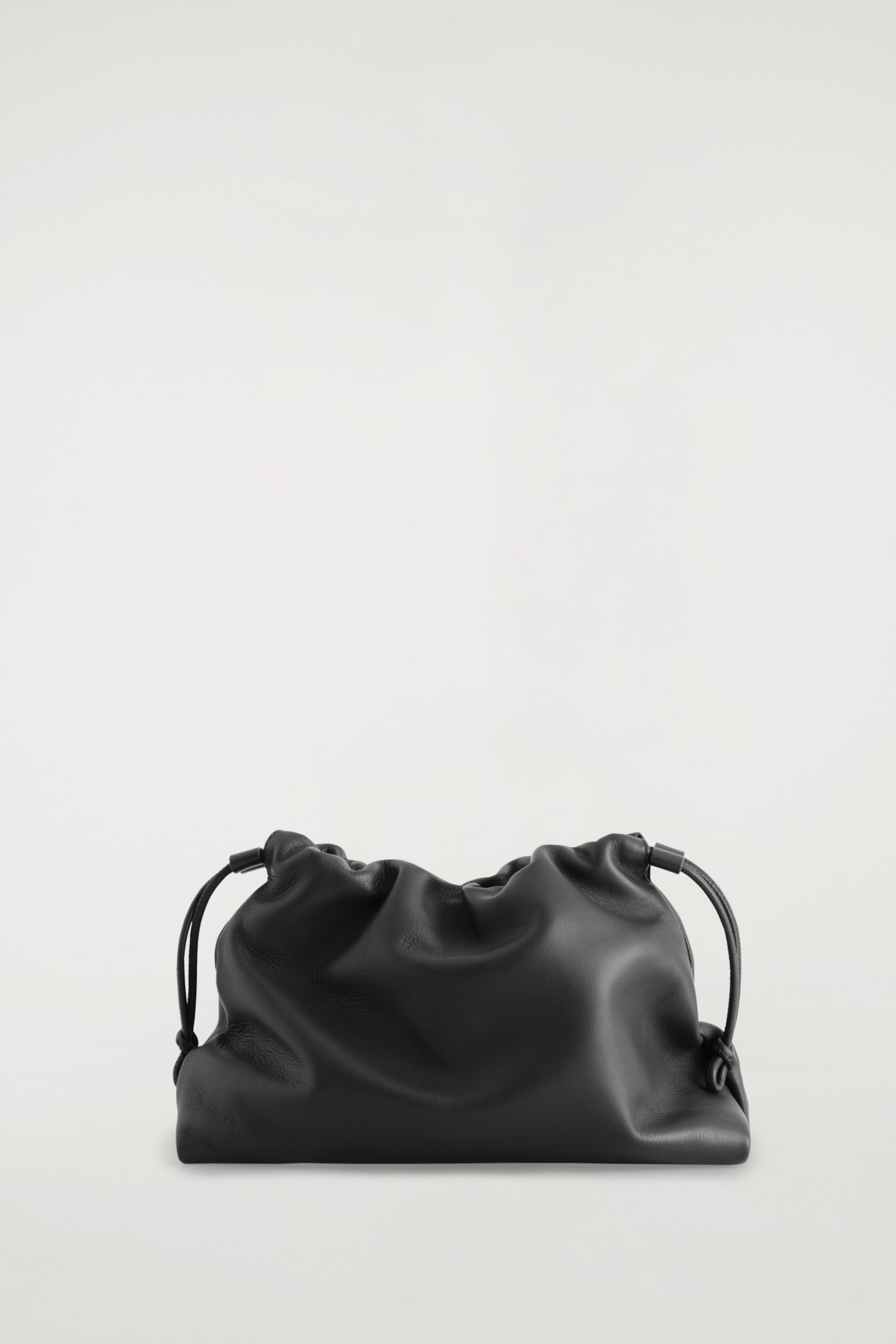 POCHETTE CAVATELLI MINI IN PELLE - NERO/BLU NAVY/GIALLO BURRO - 3