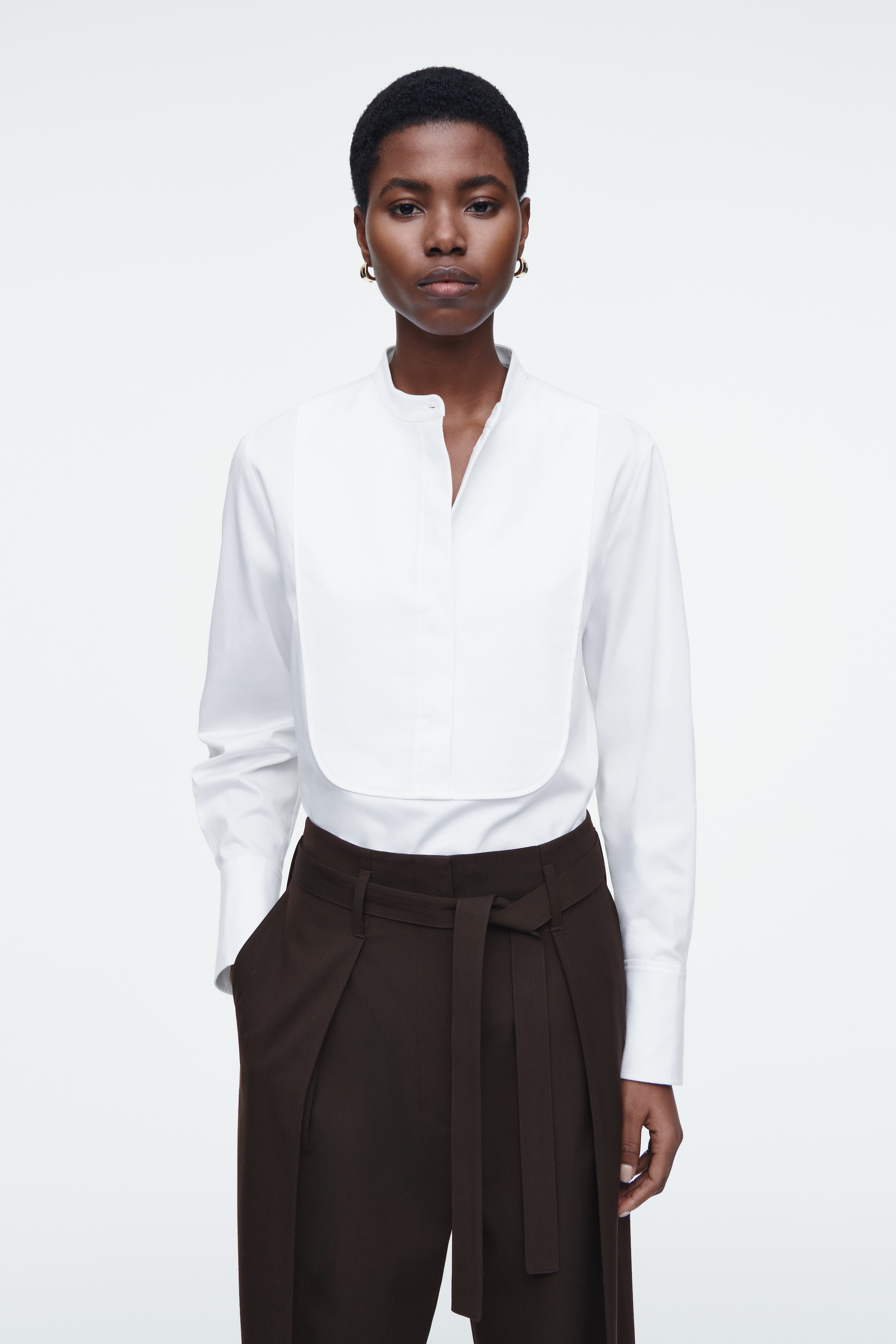 Größeres Bild ansehen: LOCKERES SMOKINGHEMD AUS BAUMWOLLE - WEISS - Ladies | H&M DE 1