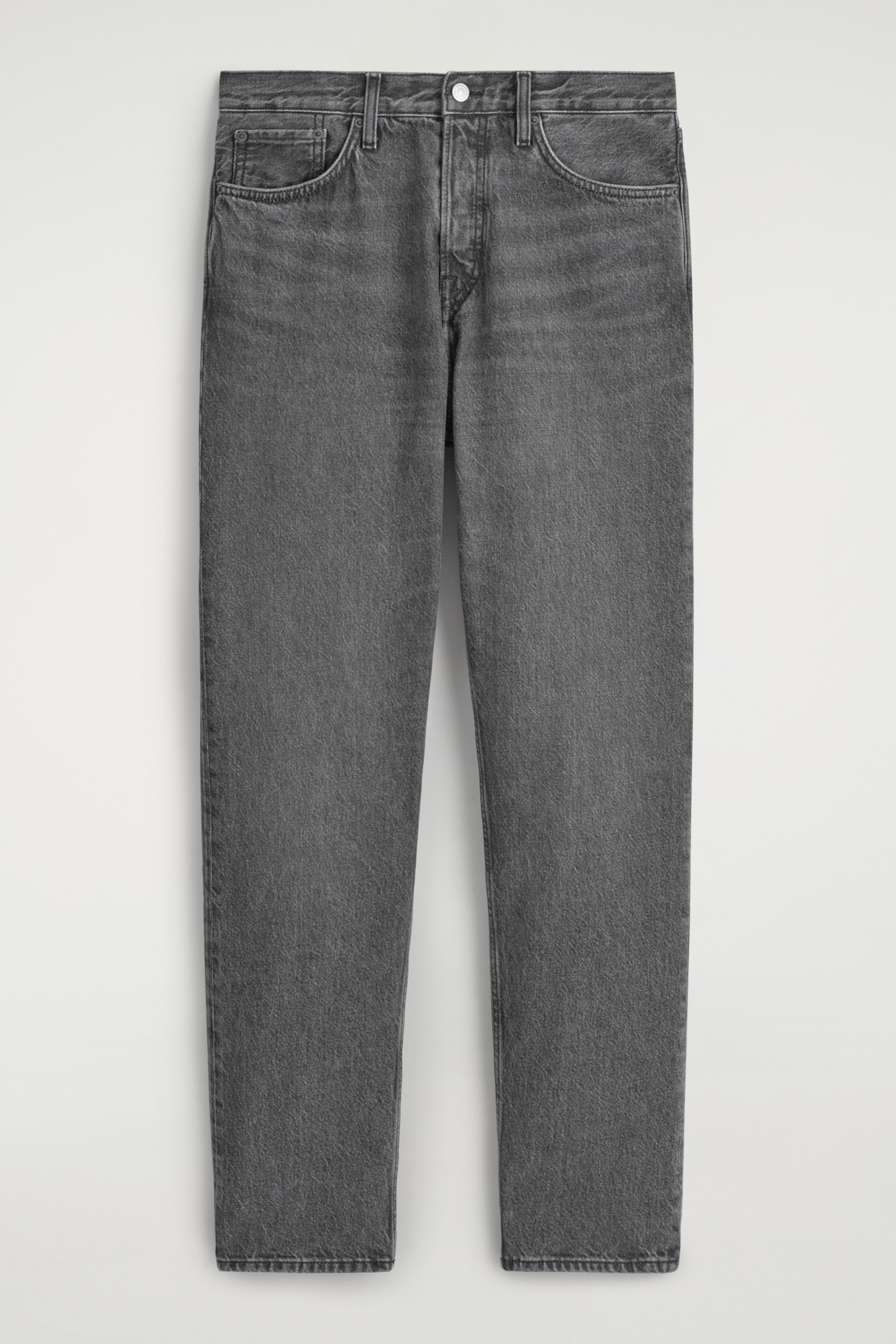 SIGNATURE JEANS MIT GERADEM BEIN - SCHWARZE WASCHUNG/Dunkelblau - 2