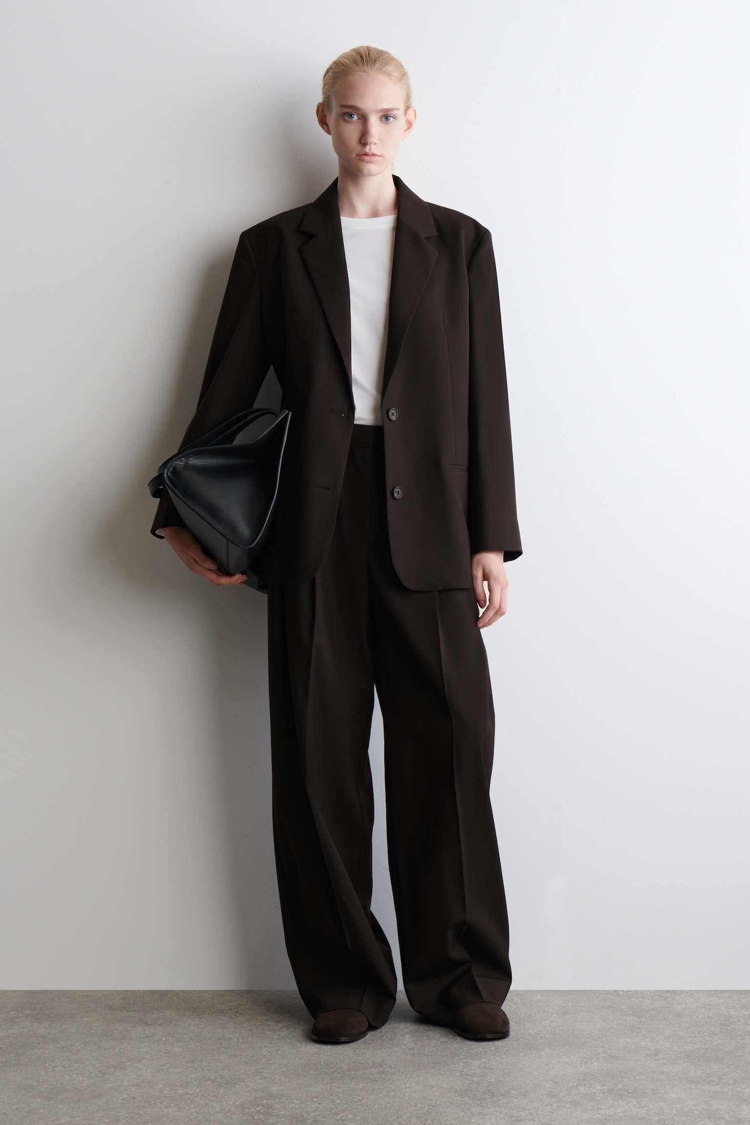 MULES CLASSIQUES EN DAIM - BRUN FONCÉ
