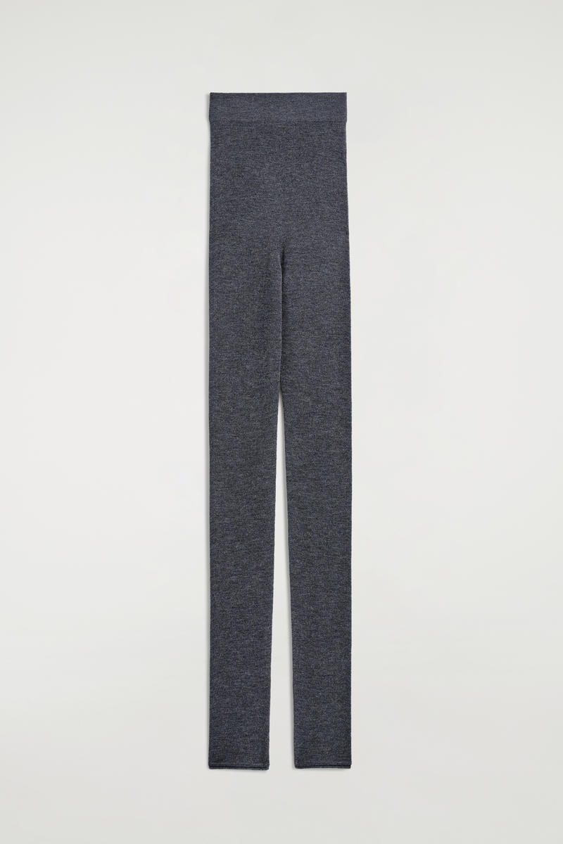COS Seamless Merino Wool Leggings Grey Women's Large