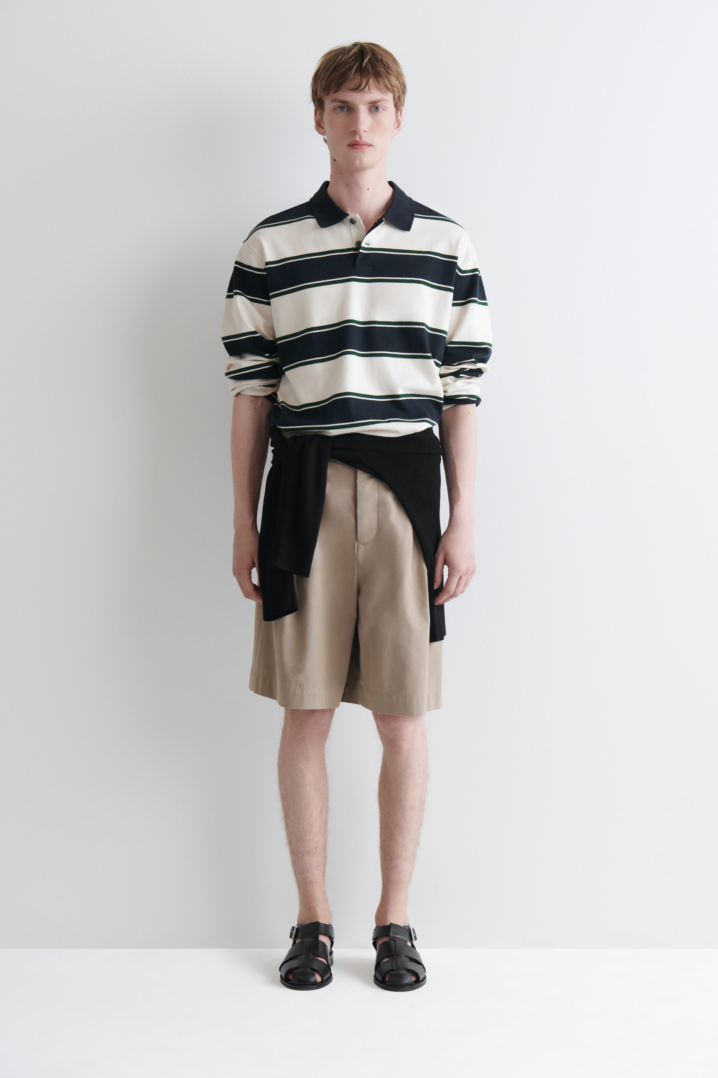 INTERLOCK COTTON POLO SHIRT - thumbnail 2