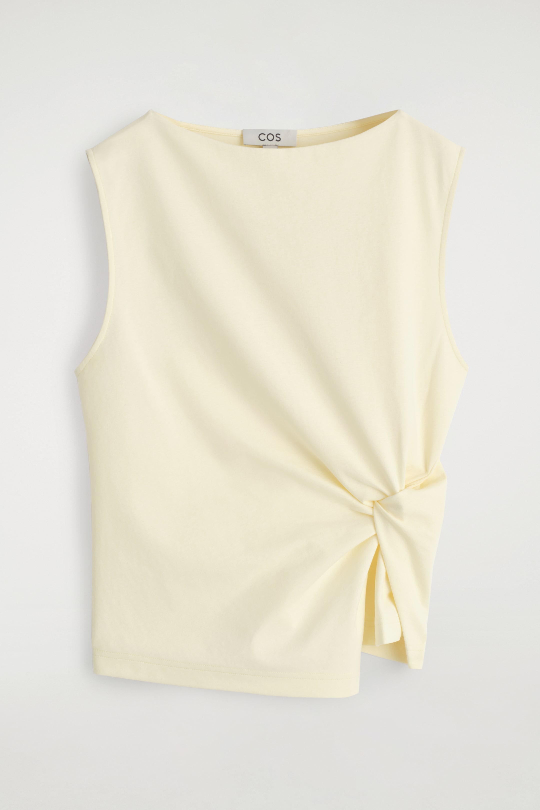 Visualizza immagine più grande: TOP CON DETTAGLIO RITORTO - GIALLO BURRO - DONNA | H&M IT 6