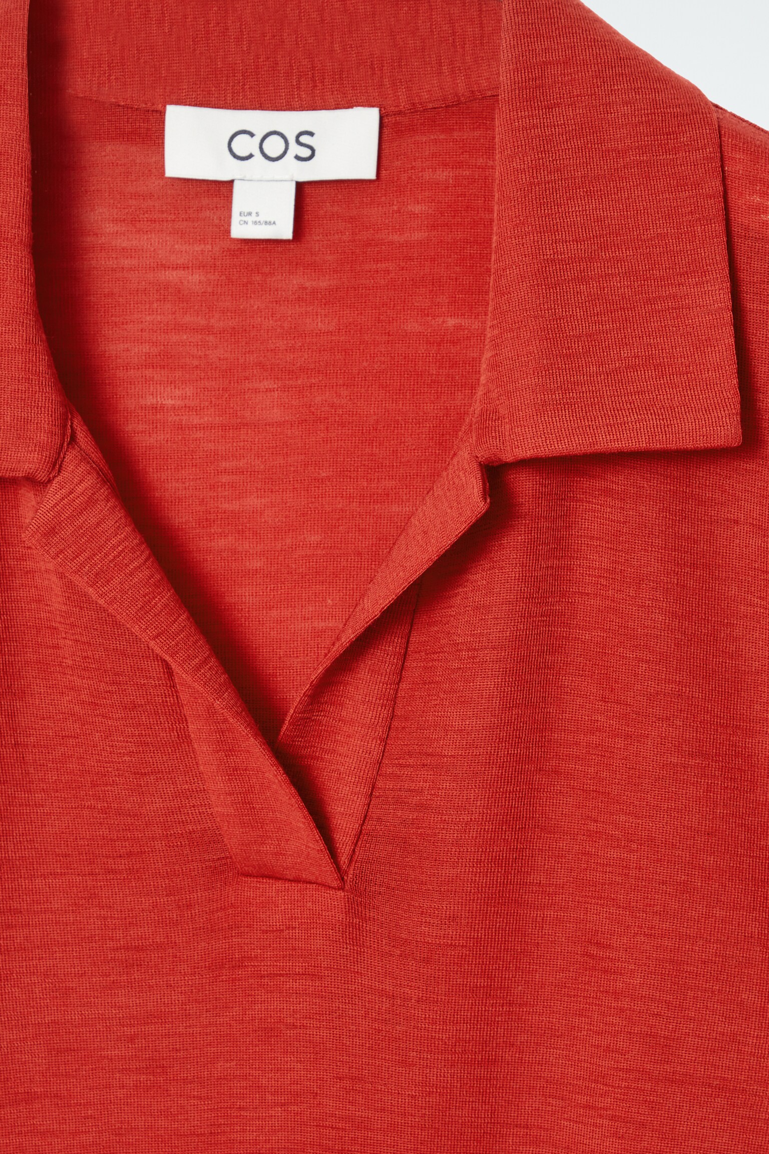 MERINO WOOL POLO SHIRT - RED/IVORY - 2