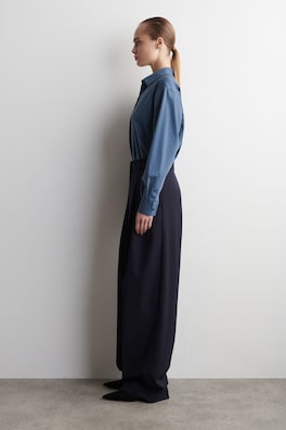 PIMA COTTON-JERSEY SHIRT — BLUE 3