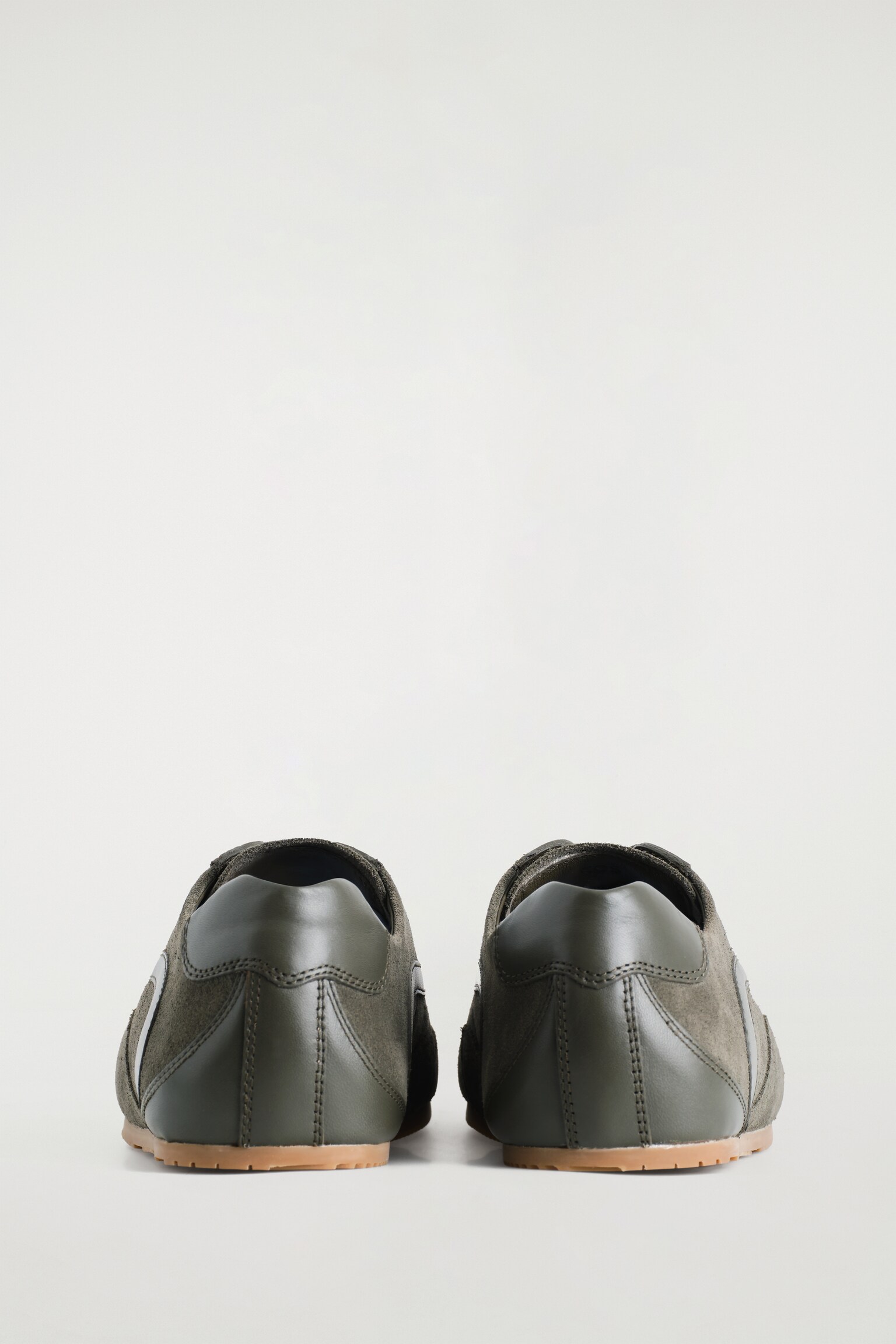 ZAPATILLAS DE ANTE MINIMALISTAS - GRIS/CAPPUCCINO/AZUL ACERO - 6