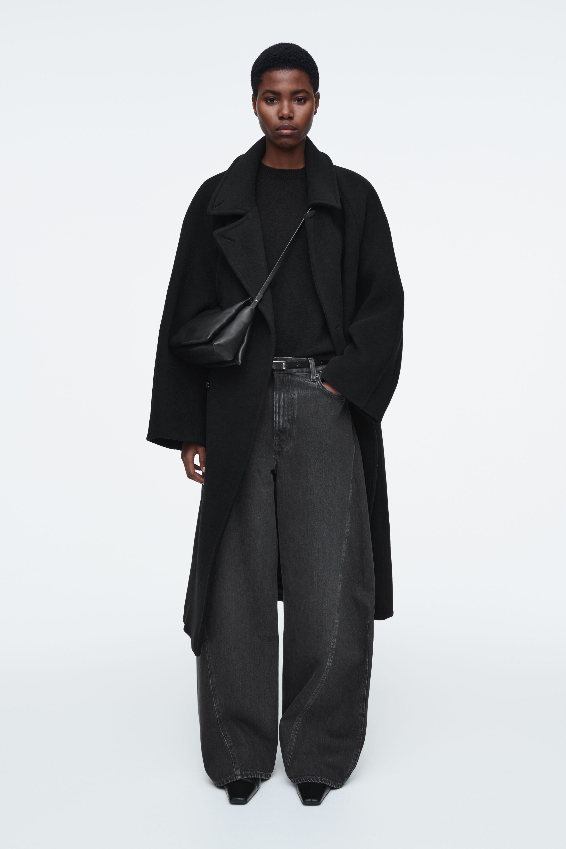 TOME MINI CROSSBODY BAG - LEATHER - BLACK | COS