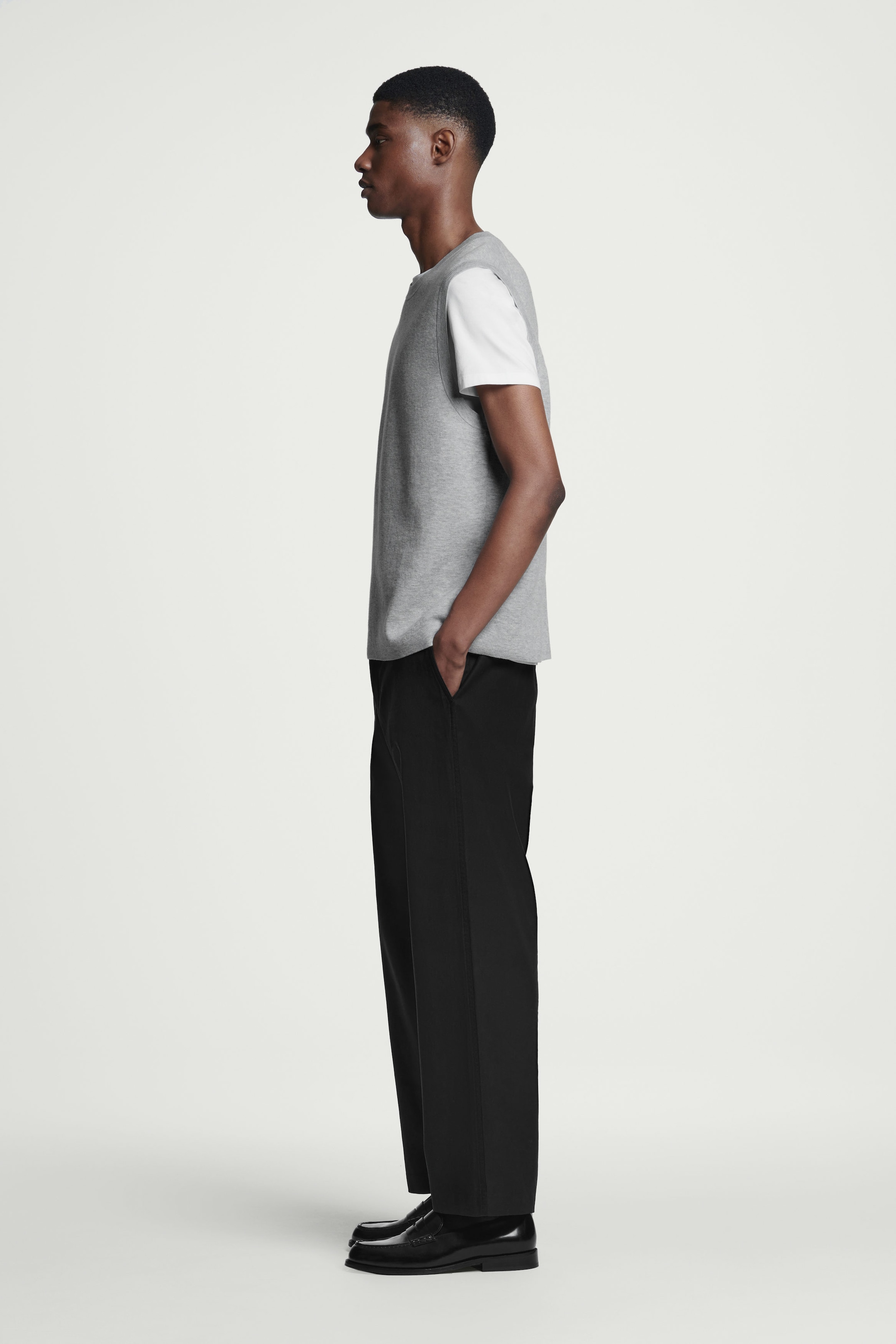 DOUBLE-FACED KNITTED TANK