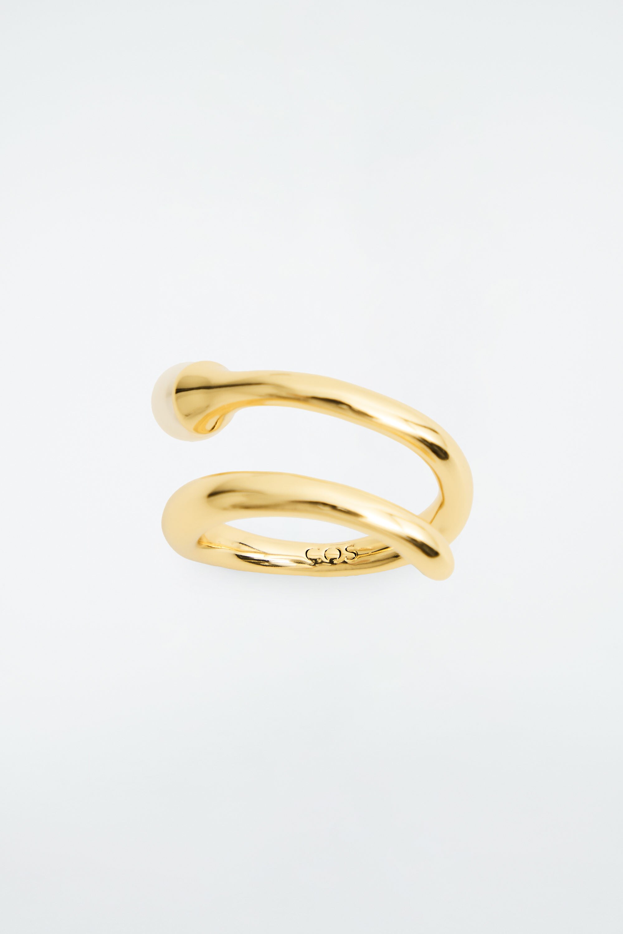 ☆nff☆ cosmos pearl ringwhite nff1 FLOATING FRESHWATER PEARL RING - GOLD | COS
