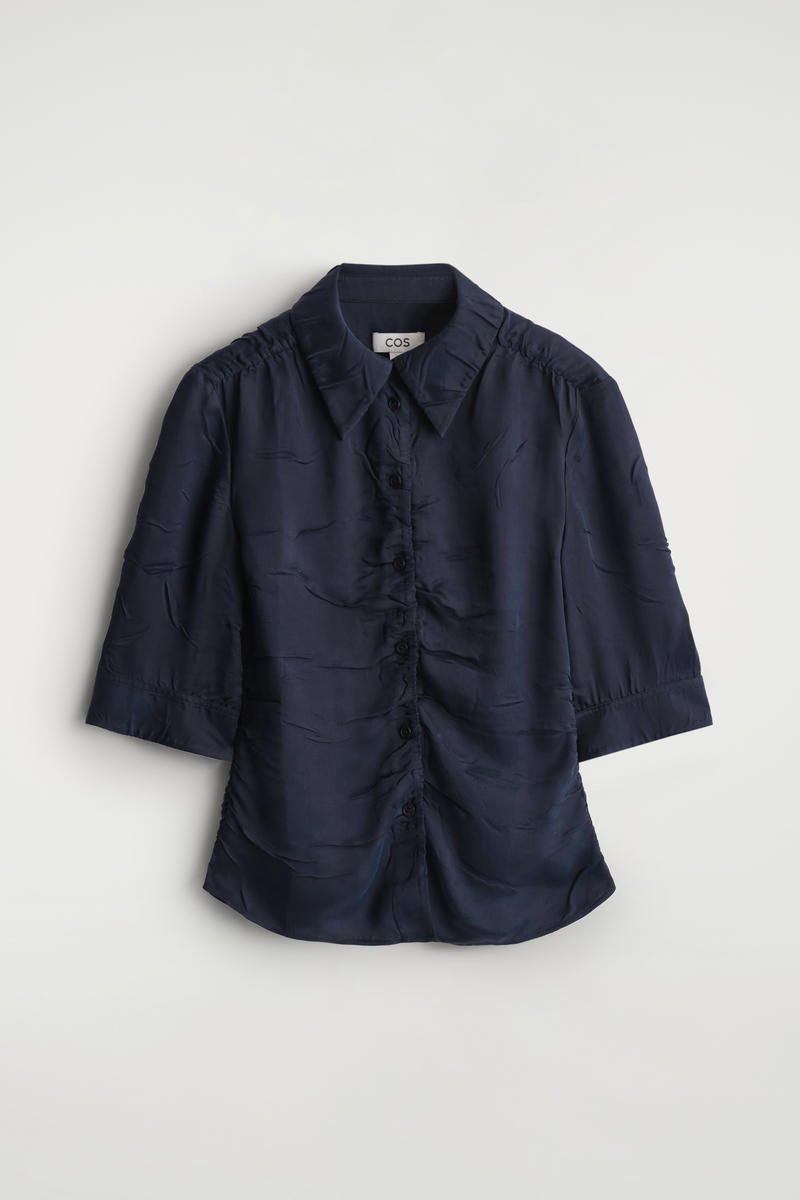 Gathered Crinkled Shirt
