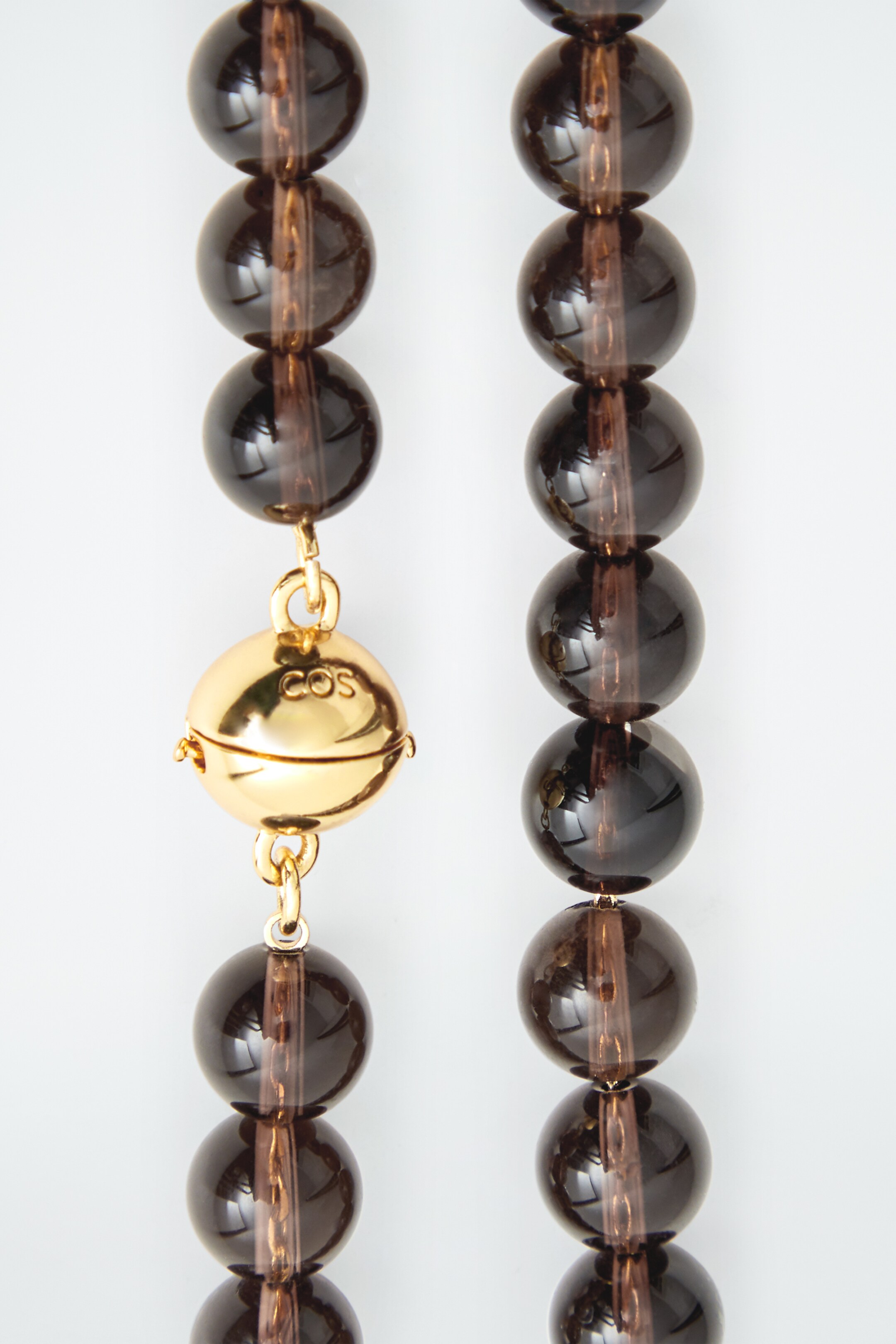 Agrandir l'image: COLLIER EN PERLES DE QUARTZ - BRUN - FEMME | H&M FR 3