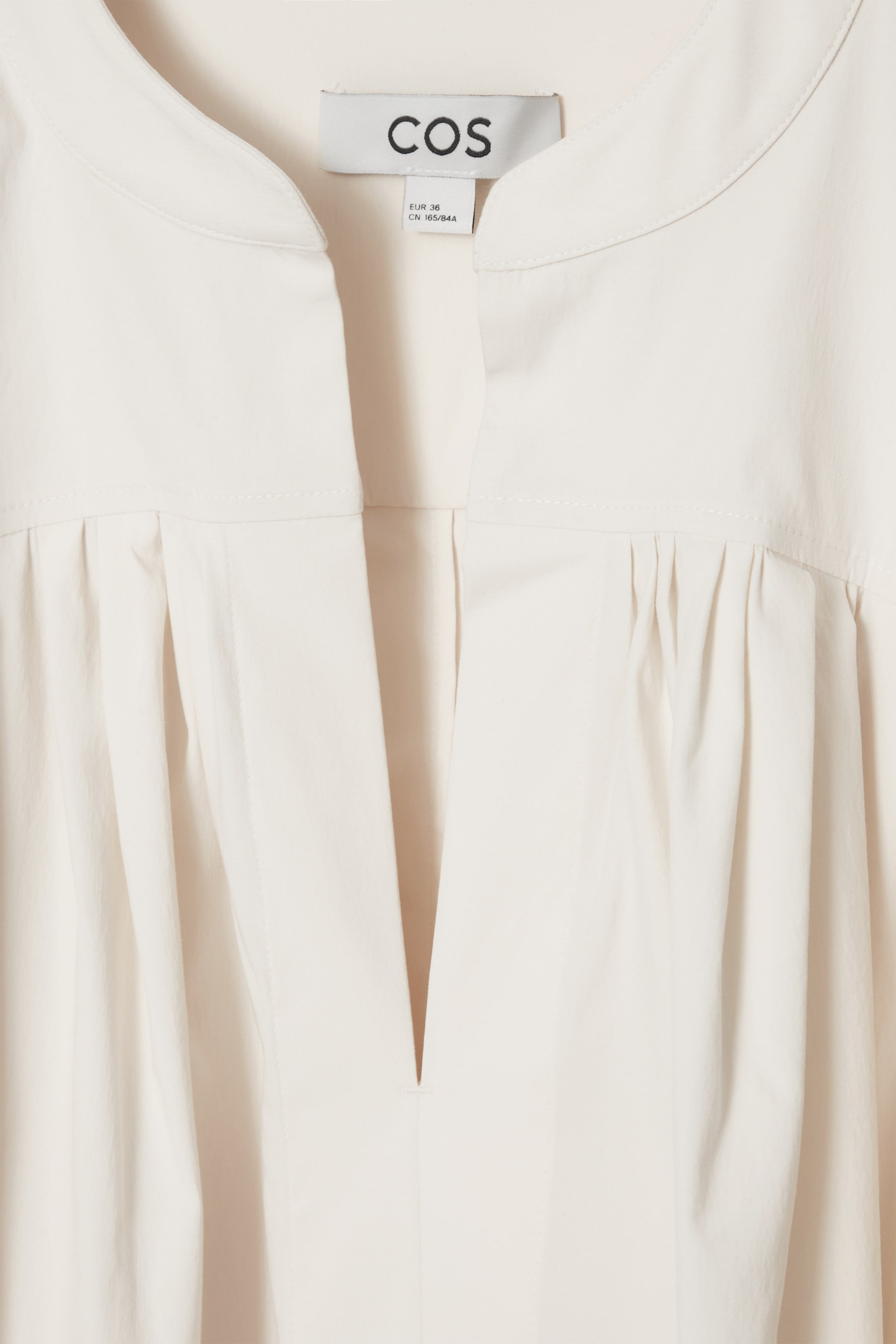 Grösseres Bild ansehen: TUNIKA-MINIKLEID MIT FALTEN - WEISS - DAMEN | H&M CH 3