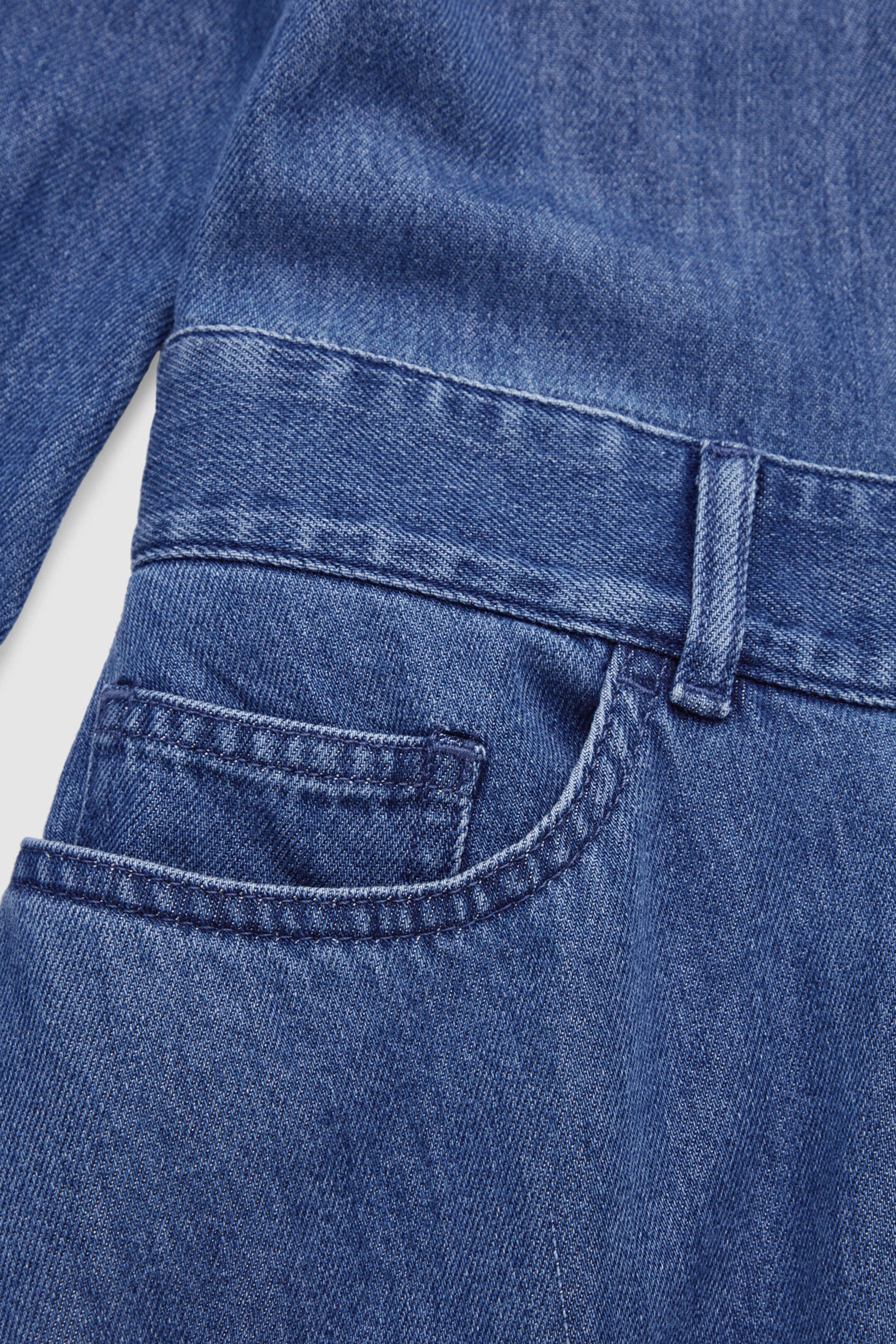 View larger image: DENIM MIDI SHIRT DRESS - DARK BLUE - Ladies | H&M GB 3