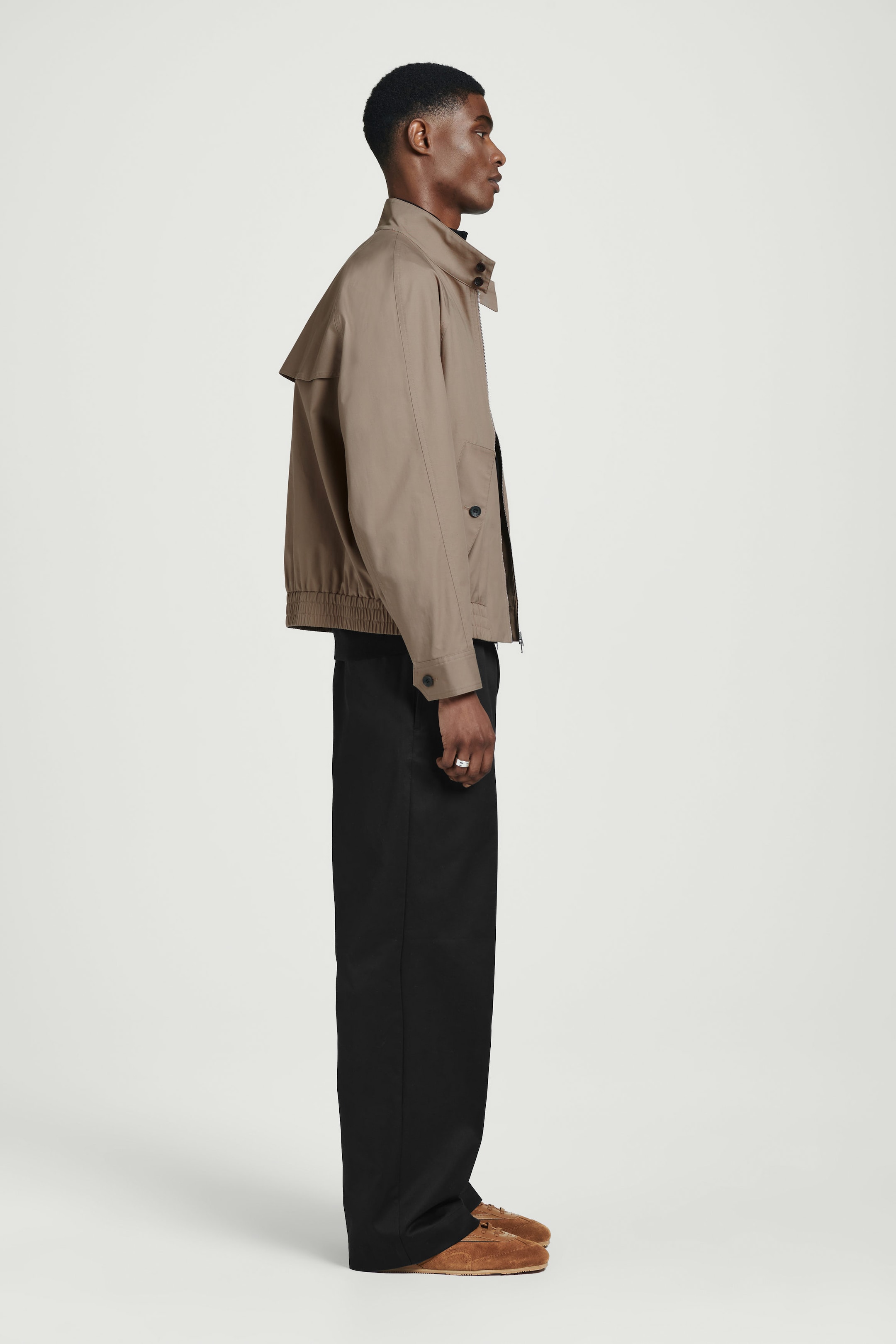MINIMAL SUEDE TRAINERS