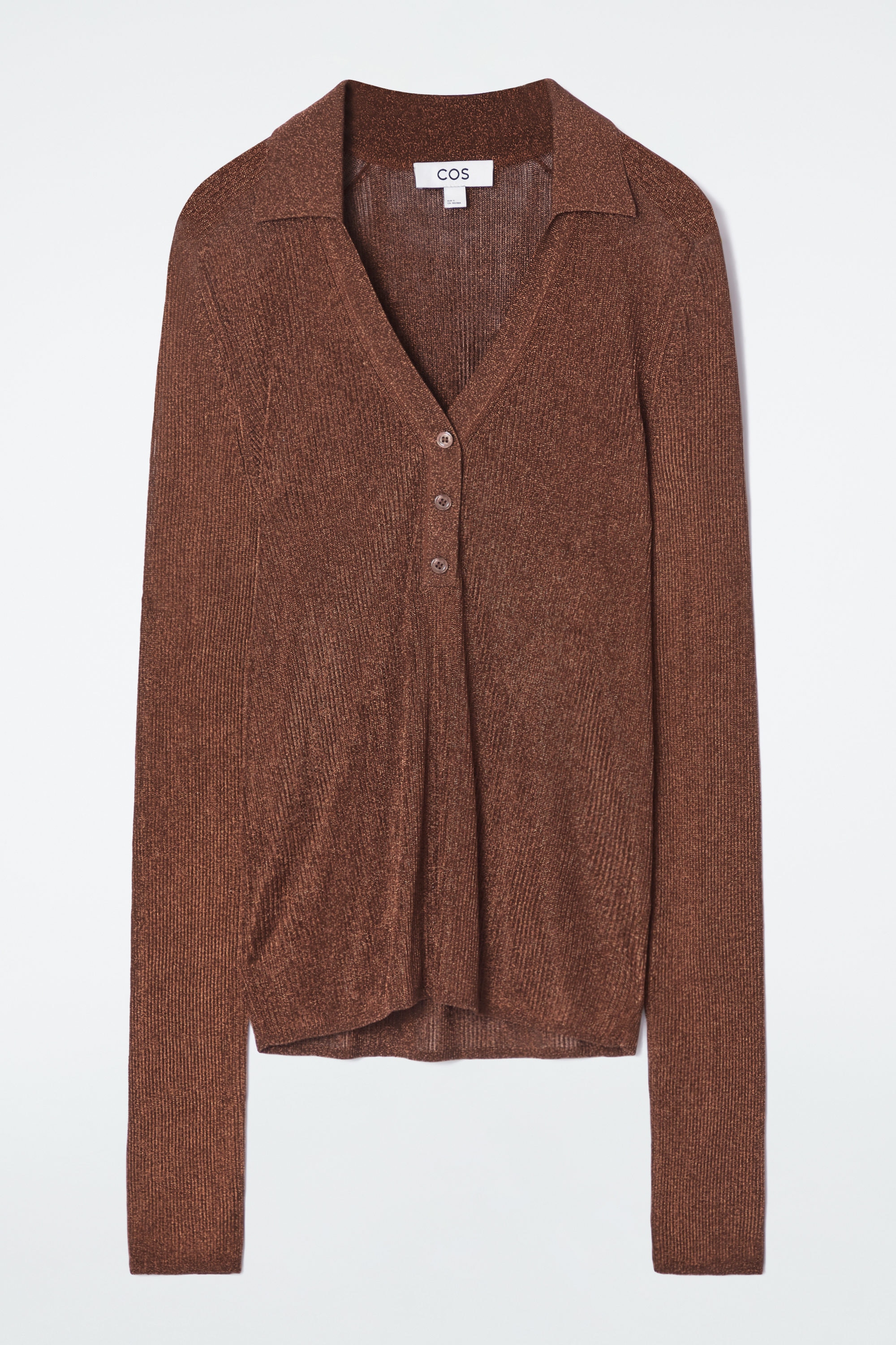 ニット/セーター cristaseya Ribbed Polo Alpaca クリスタセヤ WASHI RIBBED 1 YARN POLO SWEATER トップス