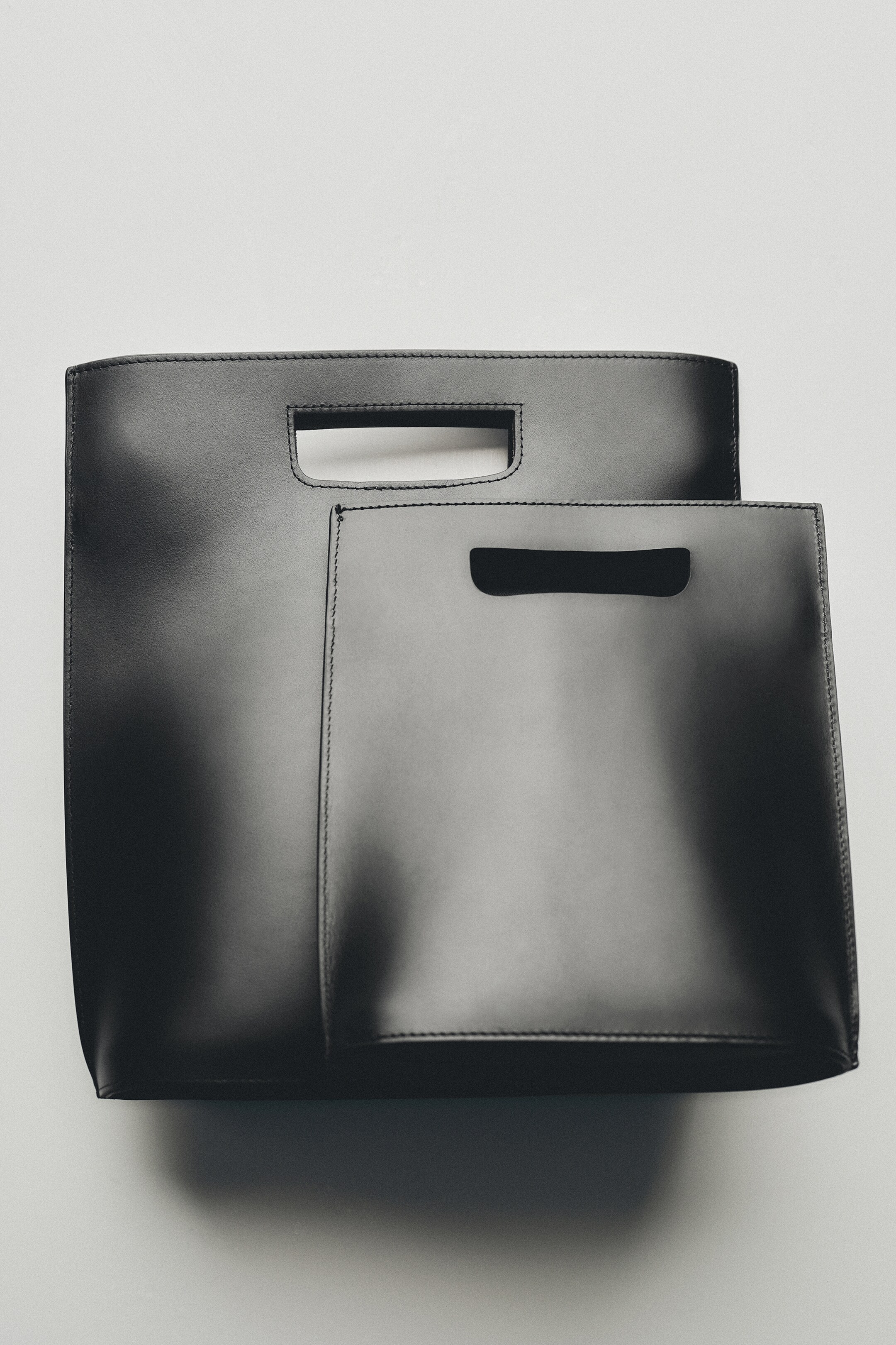 Größeres Bild anzeigen: FOLIO TASCHE - LEDER - SCHWARZ - Ladies | H&M AT 6