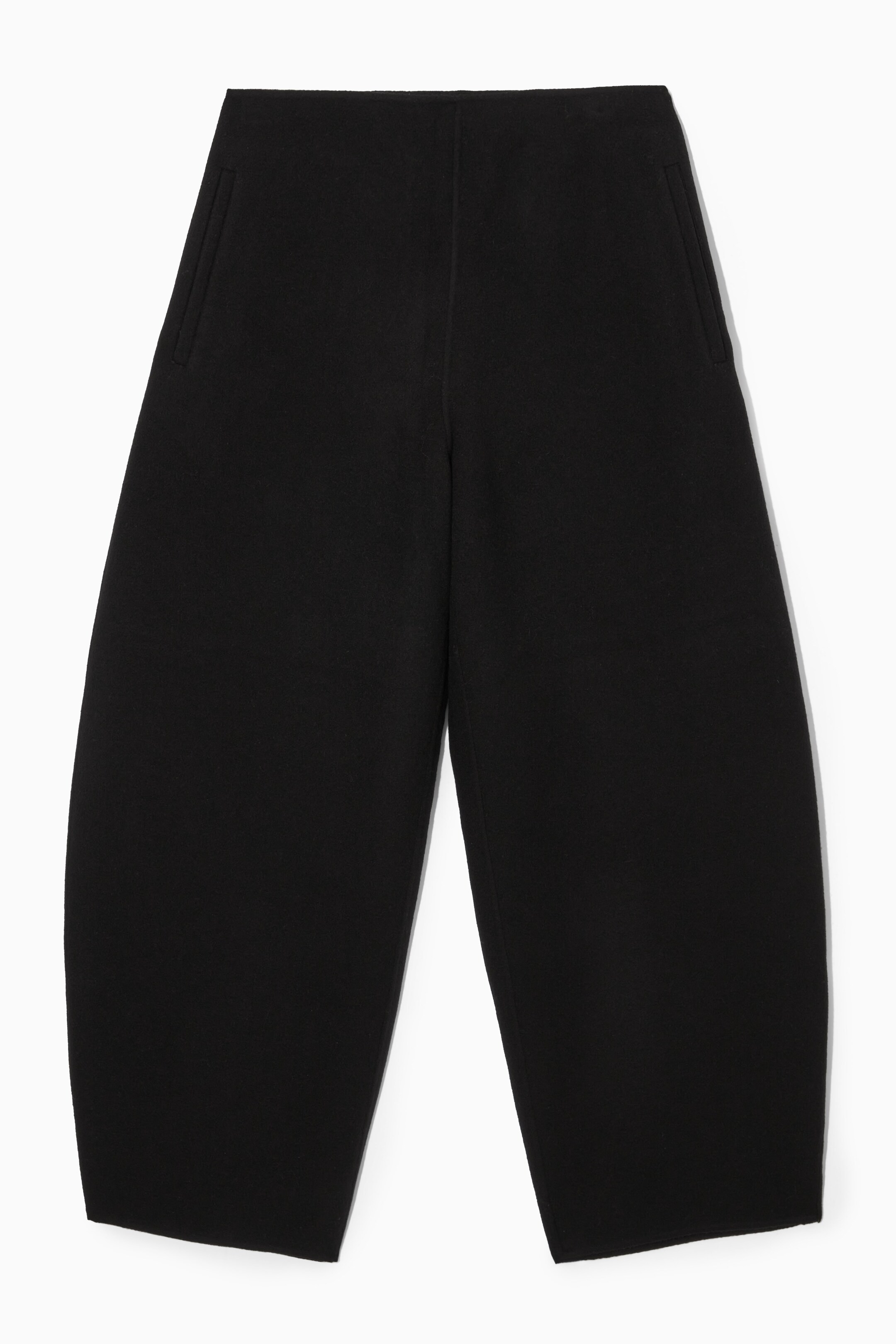 View larger image: DOUBLE-FACED WOOL BALLOON-LEG TROUSERS - BLACK - Ladies | H&M GB 1