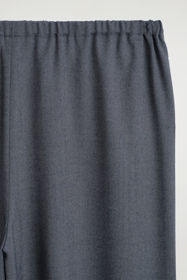 WOOL-BLEND WIDE-LEG PANTS — BLUE-GRAY 5