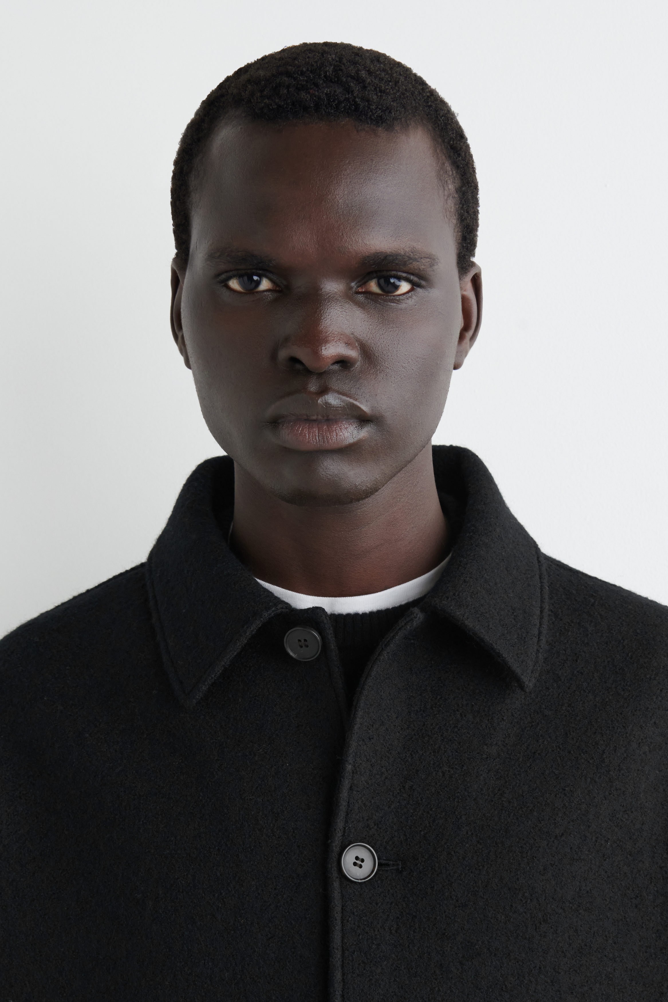 BOILED-WOOL JACKET - BLACK | COS US