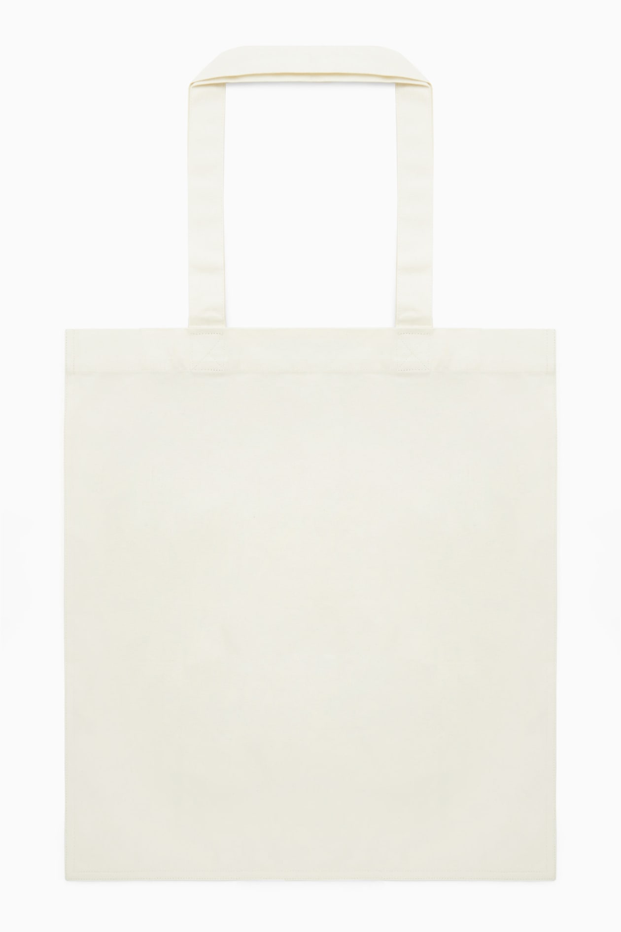 COS CHARITY CANVAS TOTE BAG — WHITE