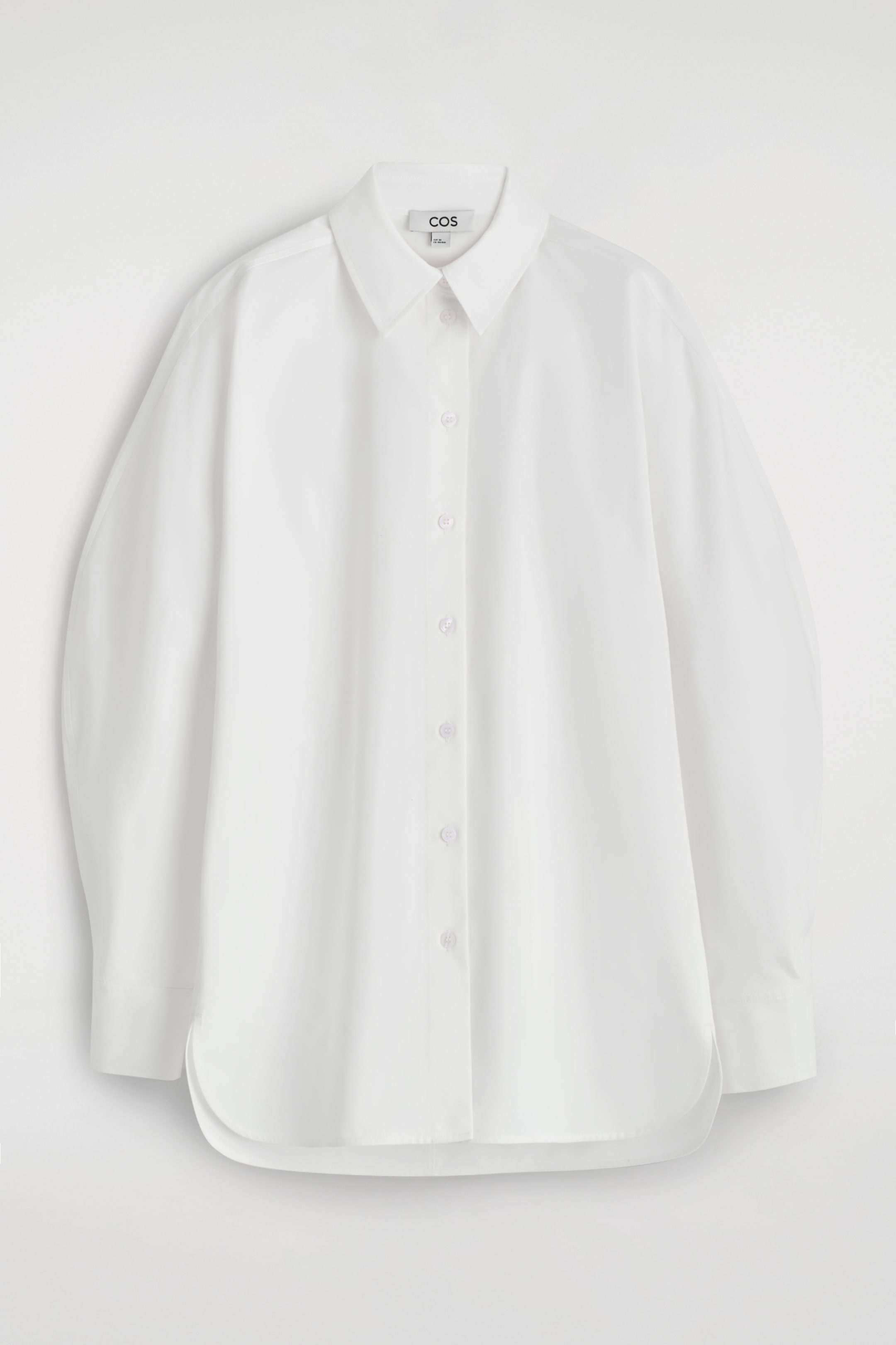 Agrandir l'image: CHEMISE SILHOUETTE ARRONDIE EN COTON PIMA - BLANC - FEMME | H&M CH 4