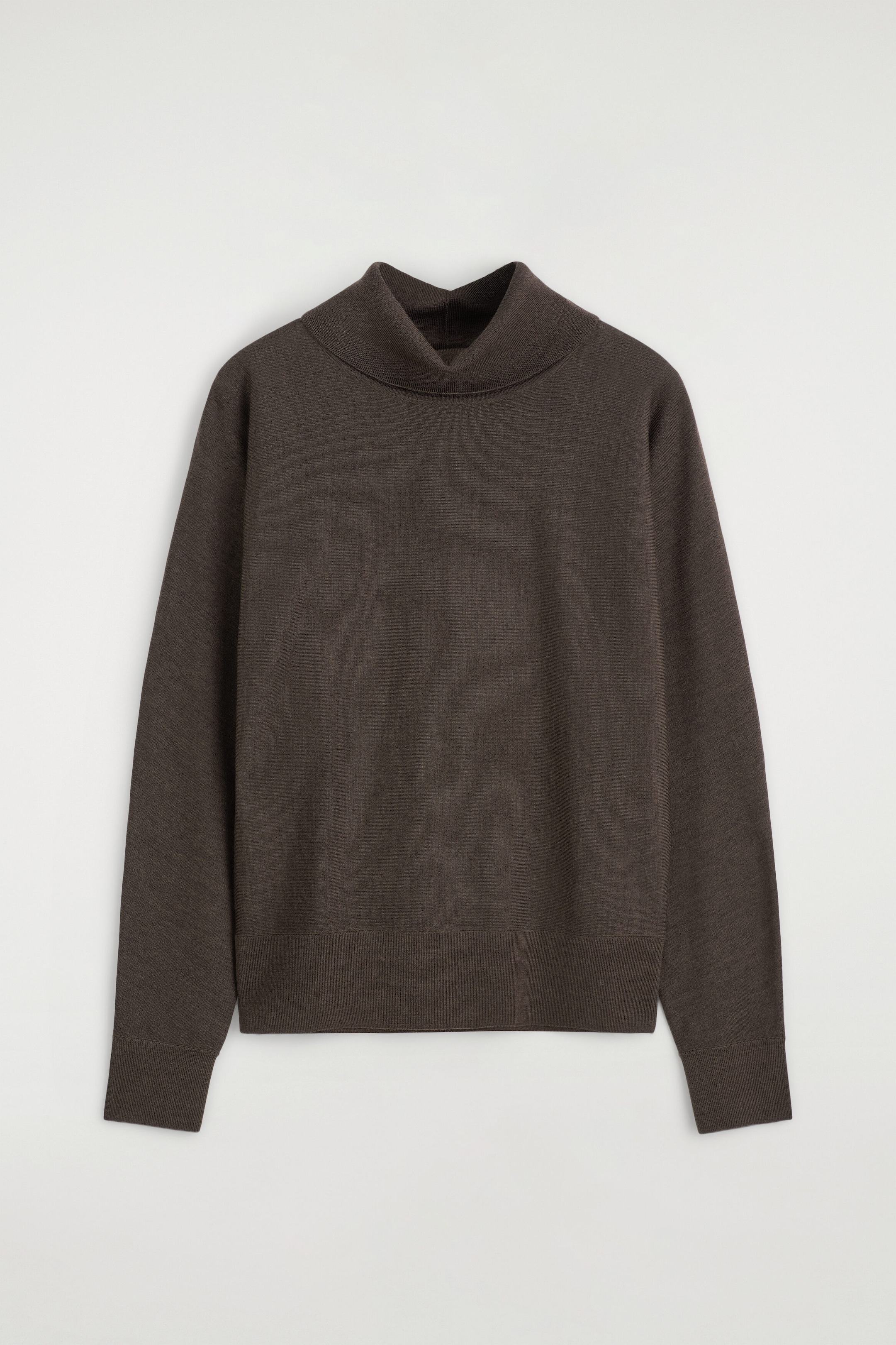 MERINO WOOL FUNNEL-NECK JUMPER