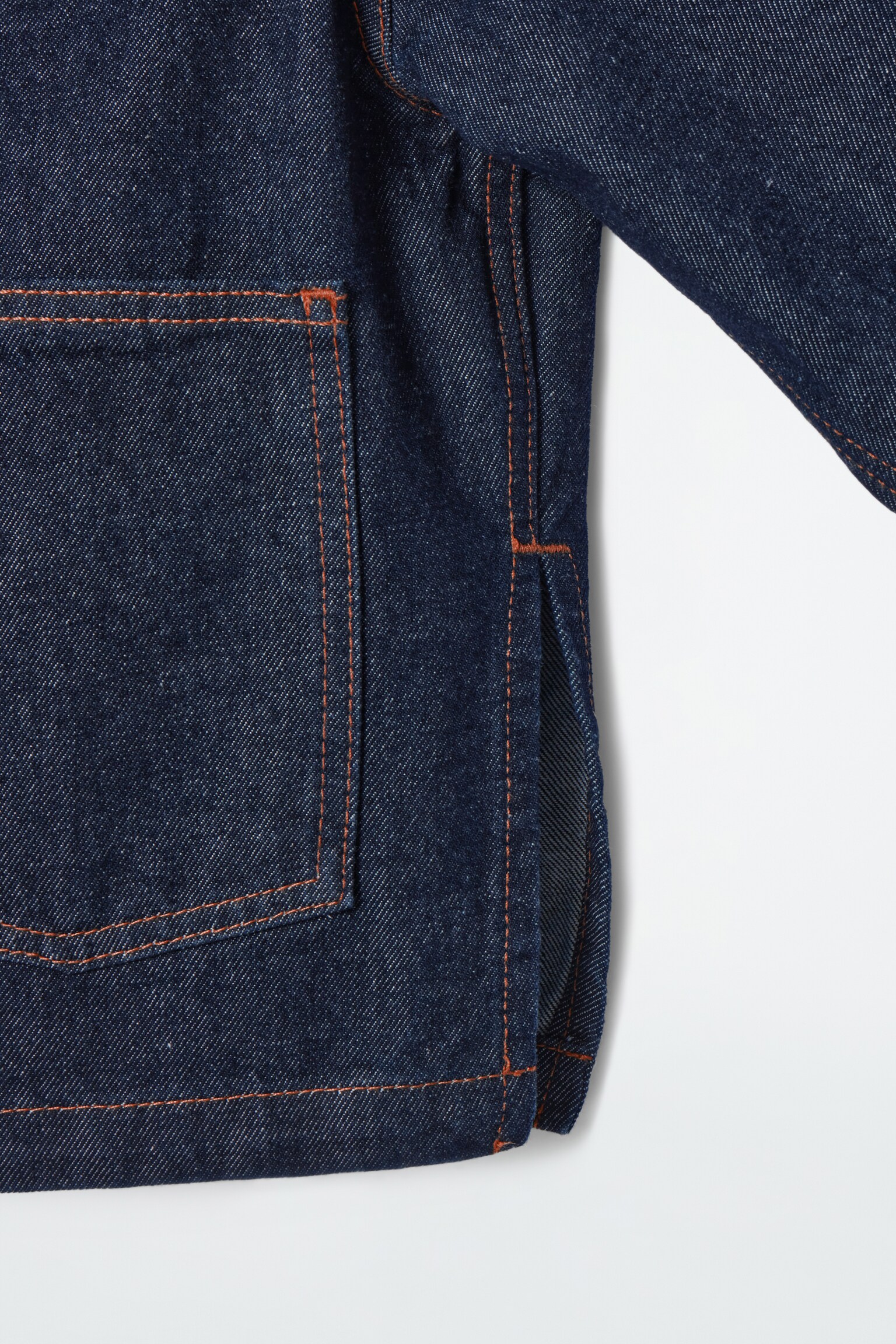 RAW DENIM JACKET - INDIGO - 2