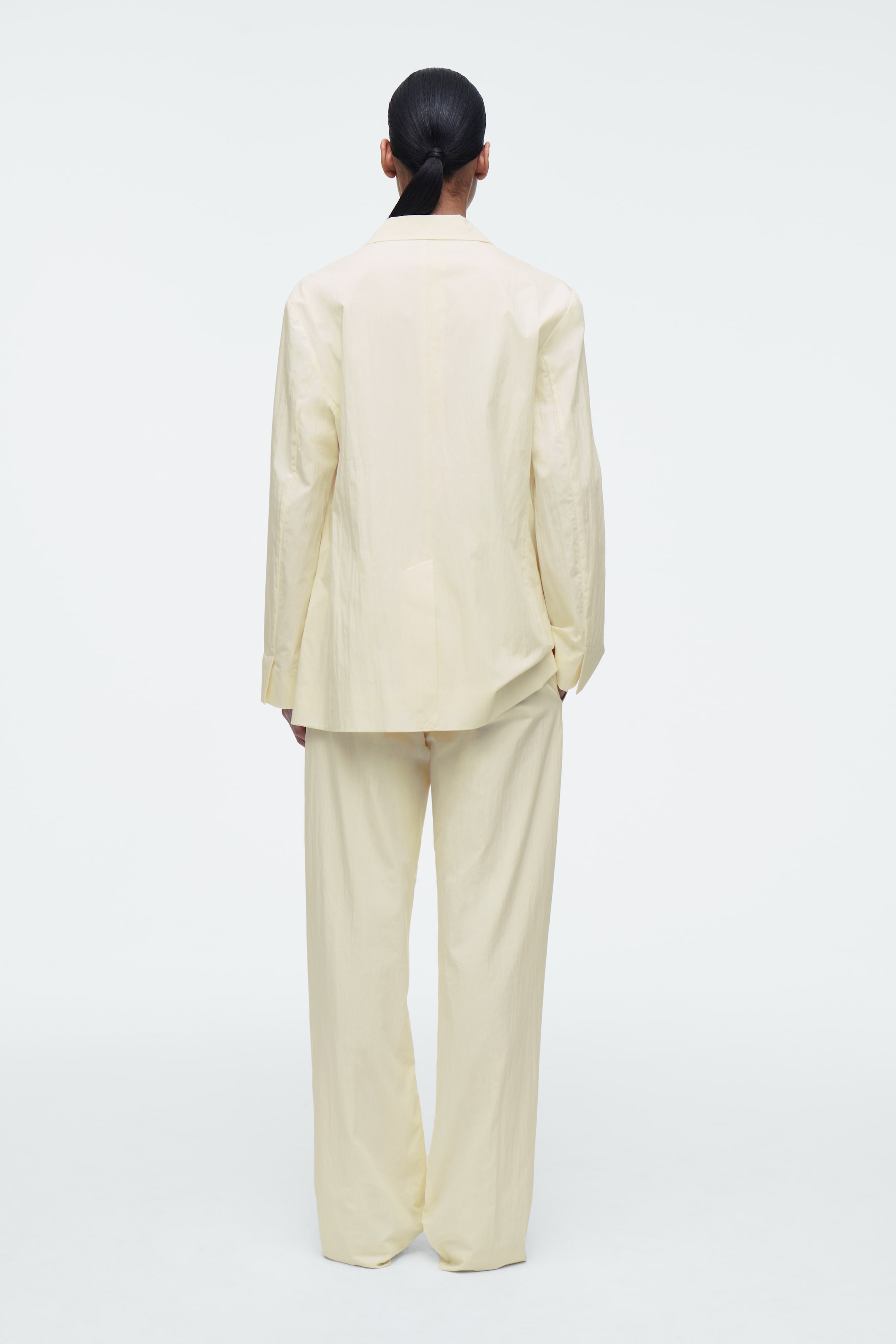 Grösseres Bild ansehen: ELEGANTE BAUMWOLLHOSE MIT GERADEM BEIN - HELLGELB - DAMEN | H&M CH 4