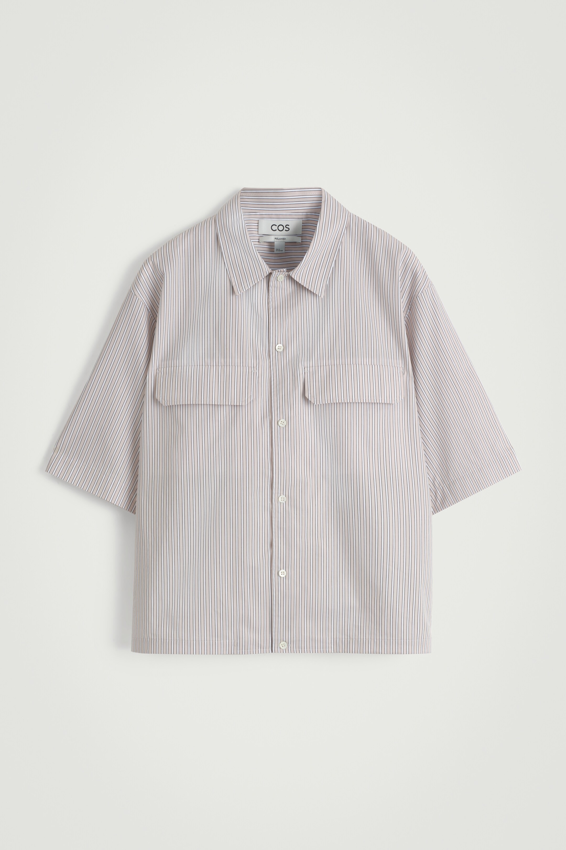 Visualizza immagine più grande: CAMICIA UTILITY TASCHE CON PATTA TAGLIO RILASSATO - TALPA / ROSA / RIGHE - UOMO | H&M IT 7