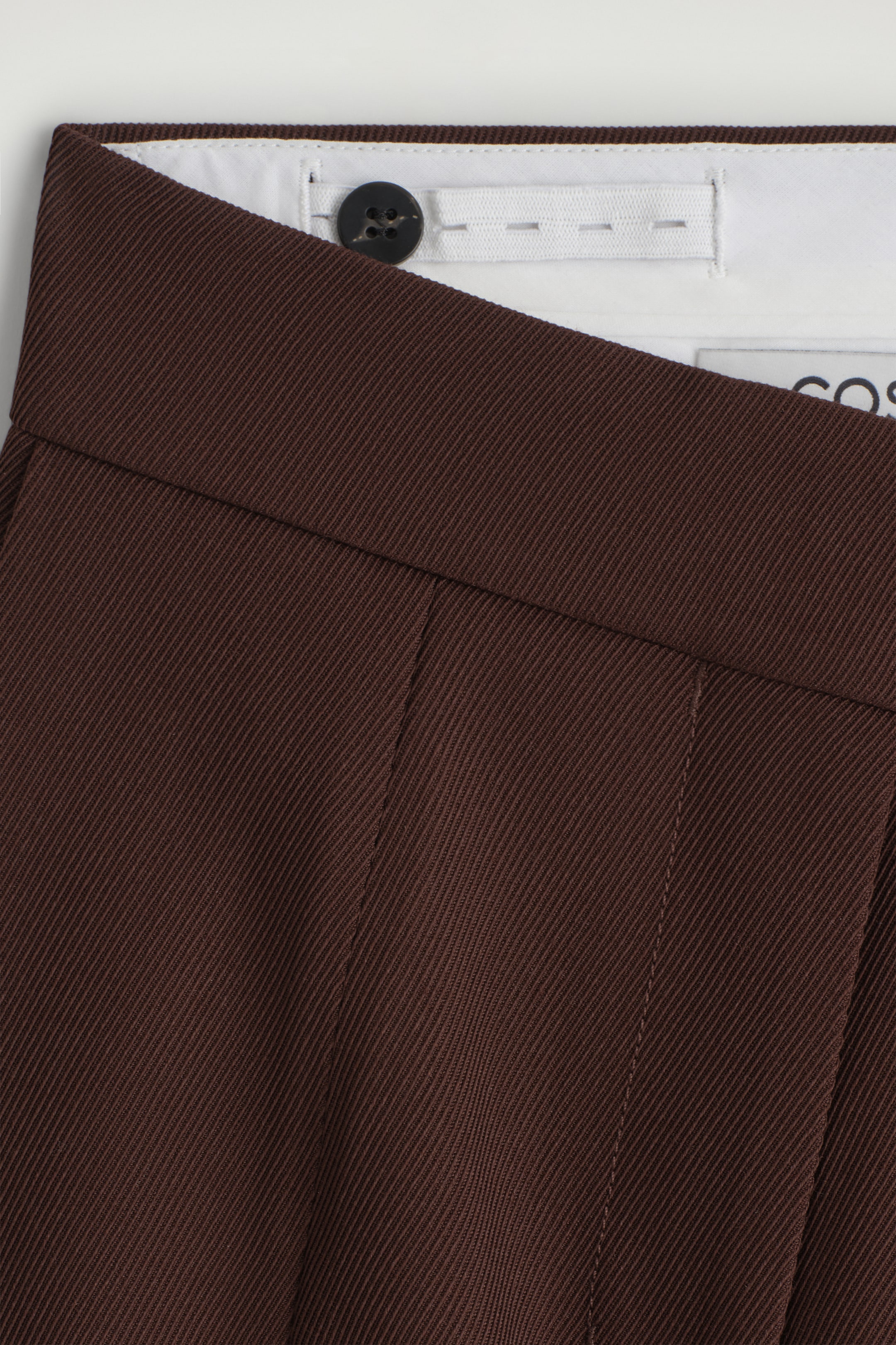 Ingrandisci l'immagine: RELAXED WOOL-BLEND WIDE-LEG TROUSERS - BURGUNDY - DONNA | H&M CH 6