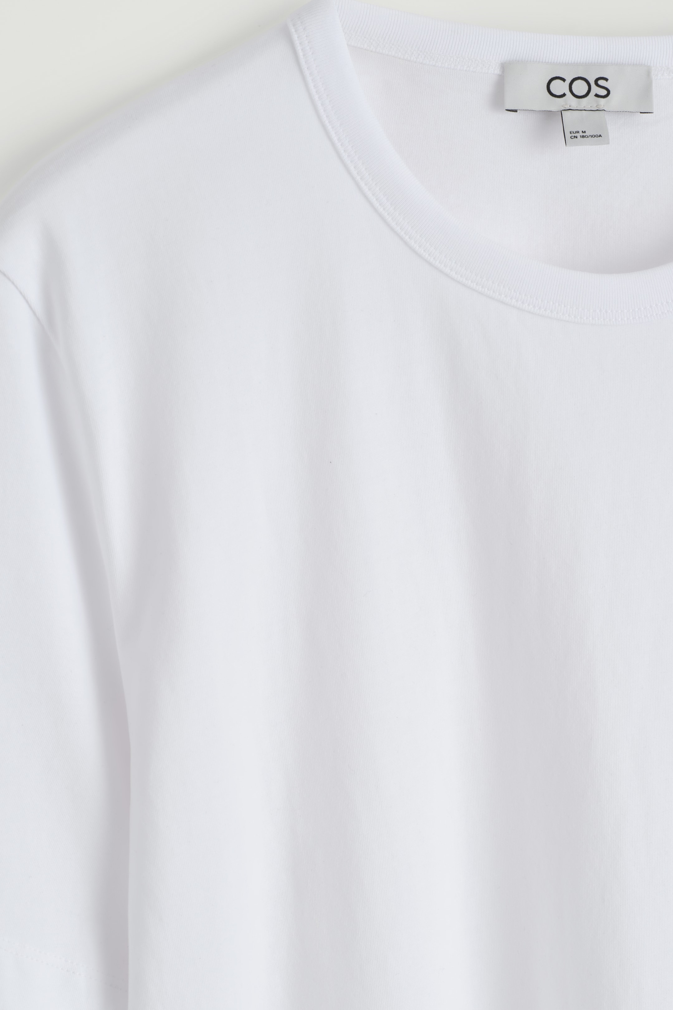 Zobacz większy obraz: T-SHIRT ZE SZCZOTKOWANEJ BAWEŁNY - BIAŁY - ON | H&M PL 7