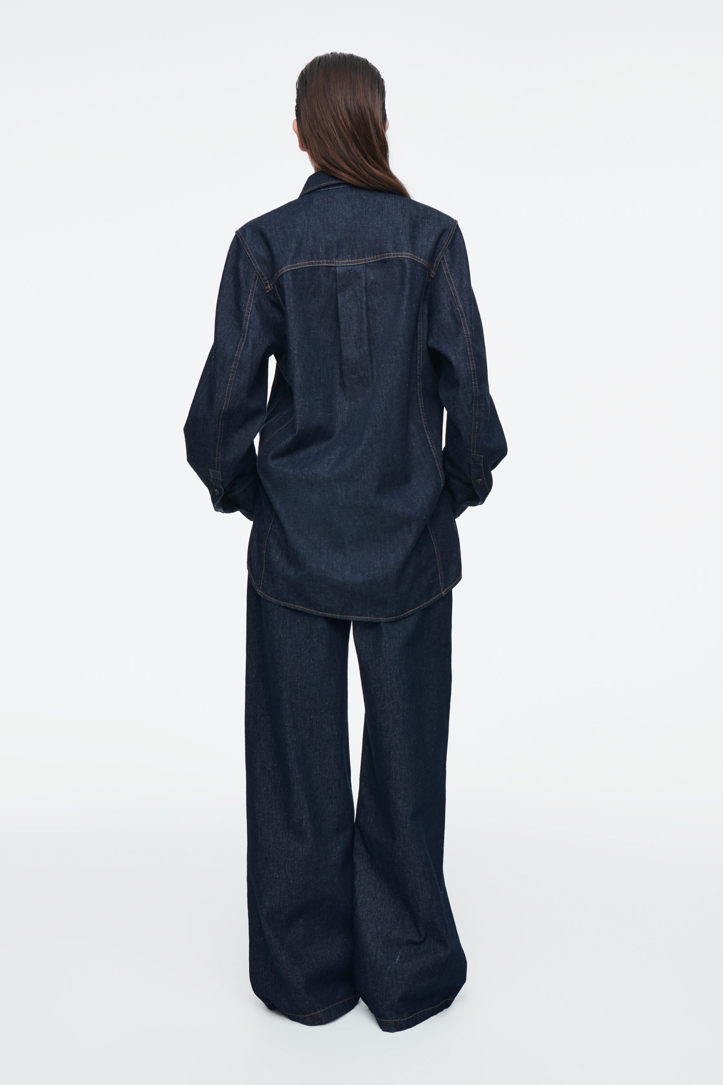 ジャケット・アウター alound oversized vintage denim shirts Forty Eight Jean Company Men's Size 2XL Baggy Street wear