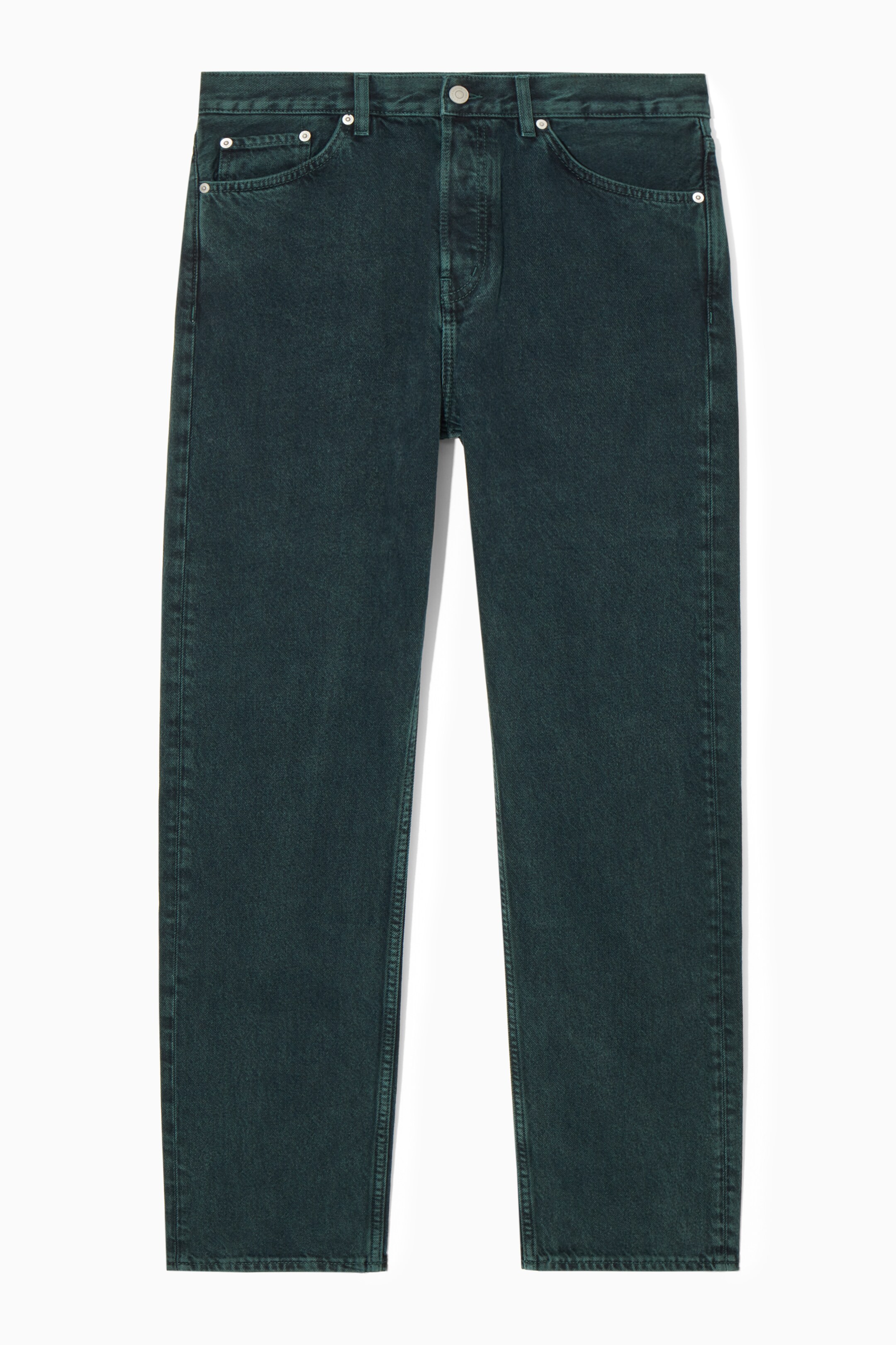 View larger image: SIGNATURE STRAIGHT-LEG JEANS - GREEN - Men | H&M GB 1