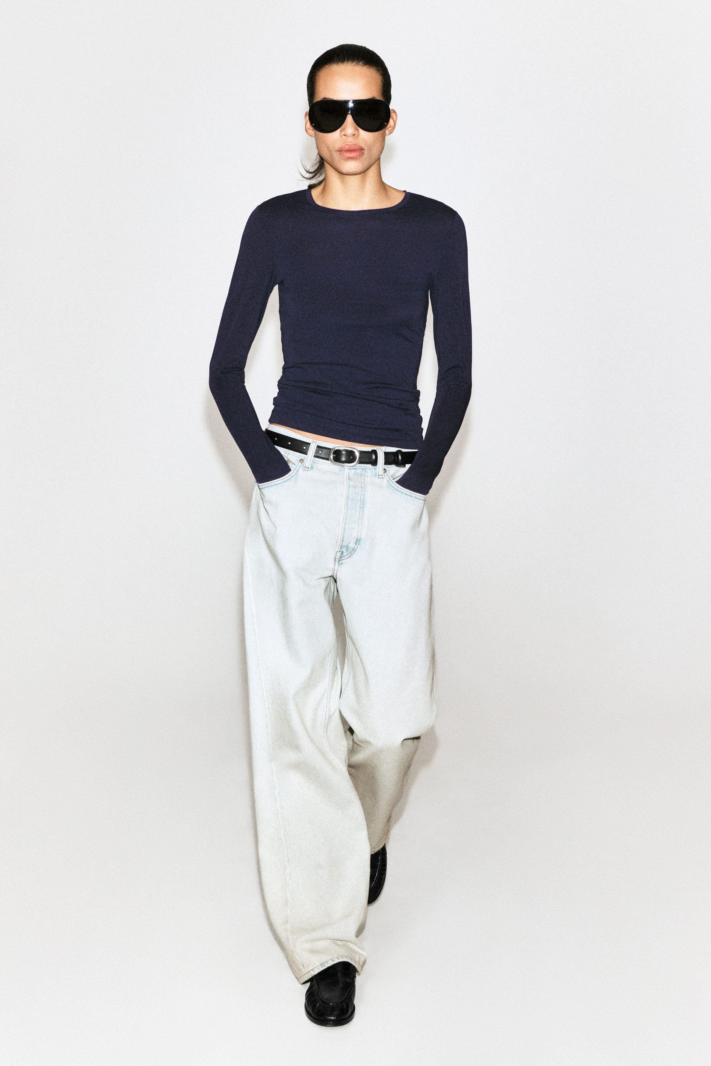 SLIM MERINO WOOL TOP thumbnail 2