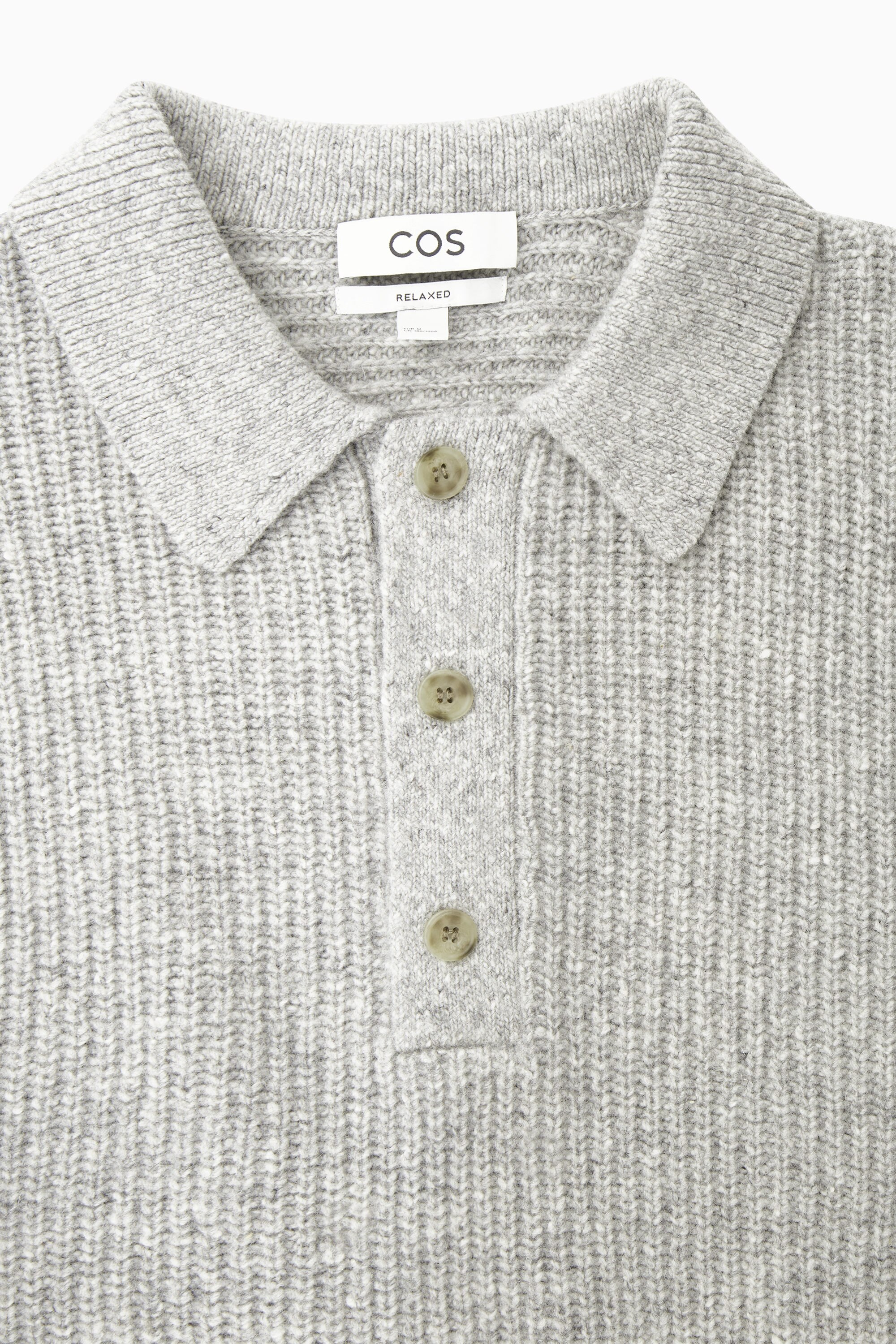 【LIDNM】WOOL KNIT PO SHIRT LIDNM WOOL KNIT PO SHIRT