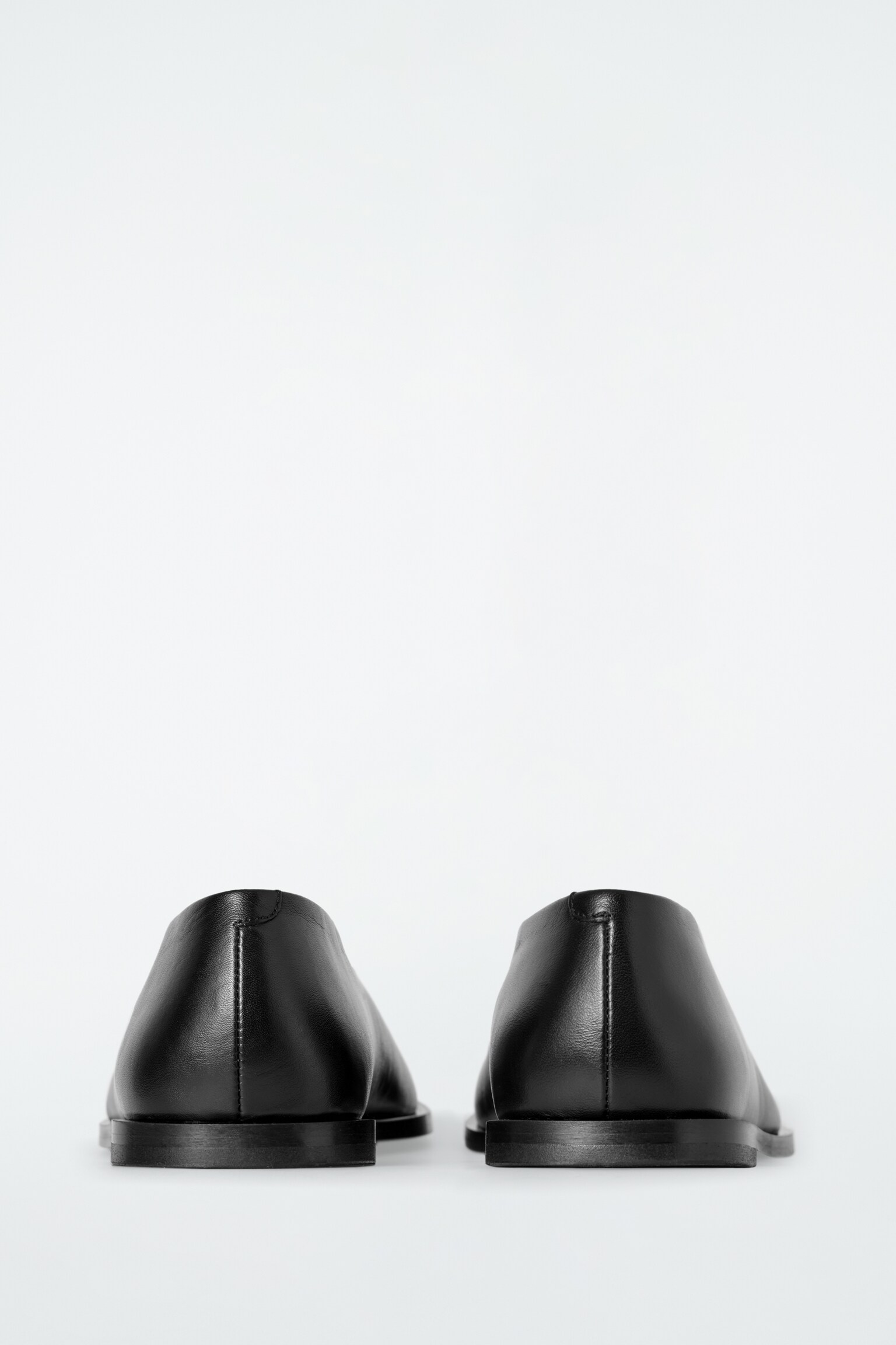 BALLERINES PLATES CUIR - NOIR - 5