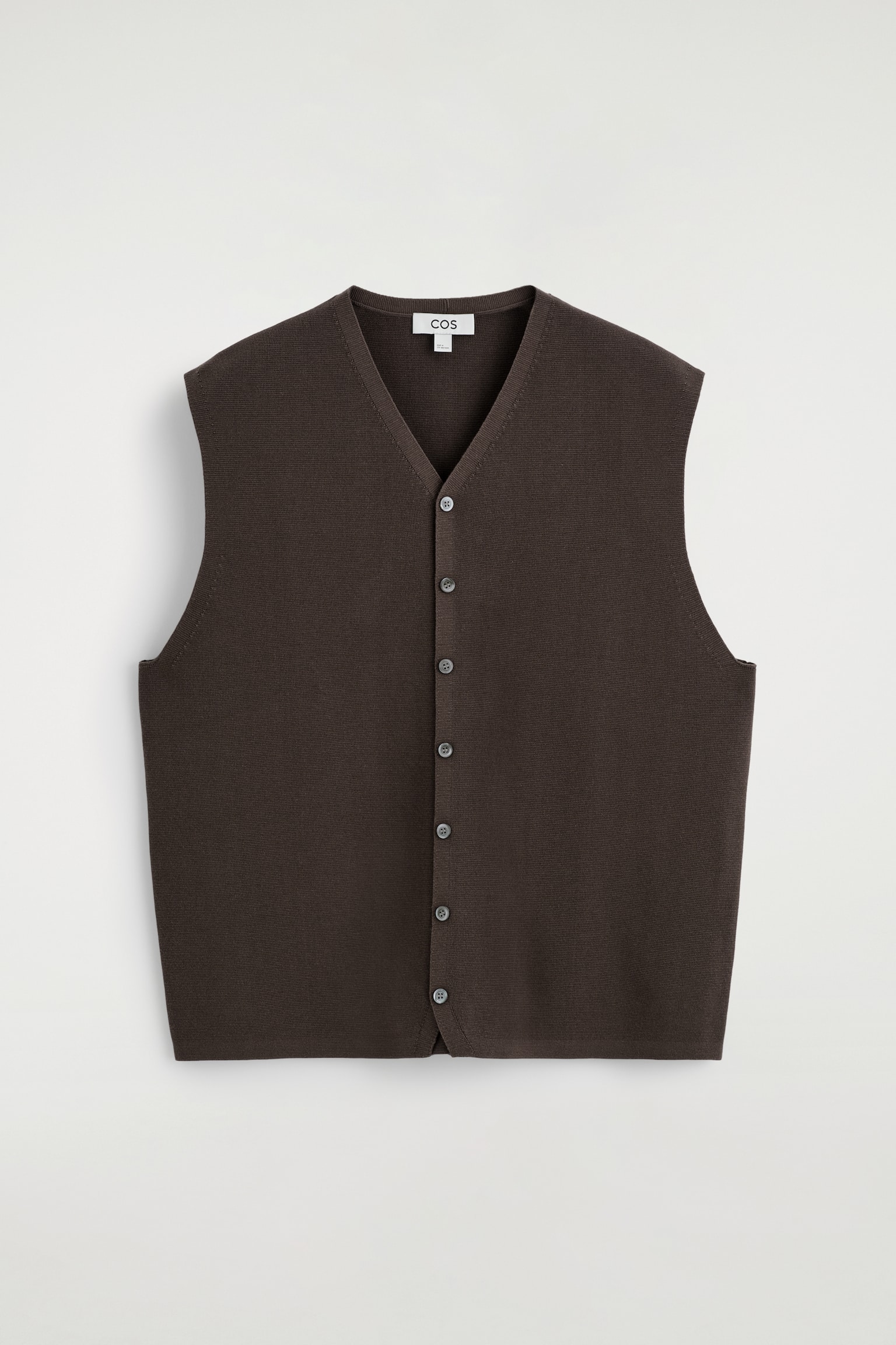 GILET EN MAILLE MILANO - BRUN - 2