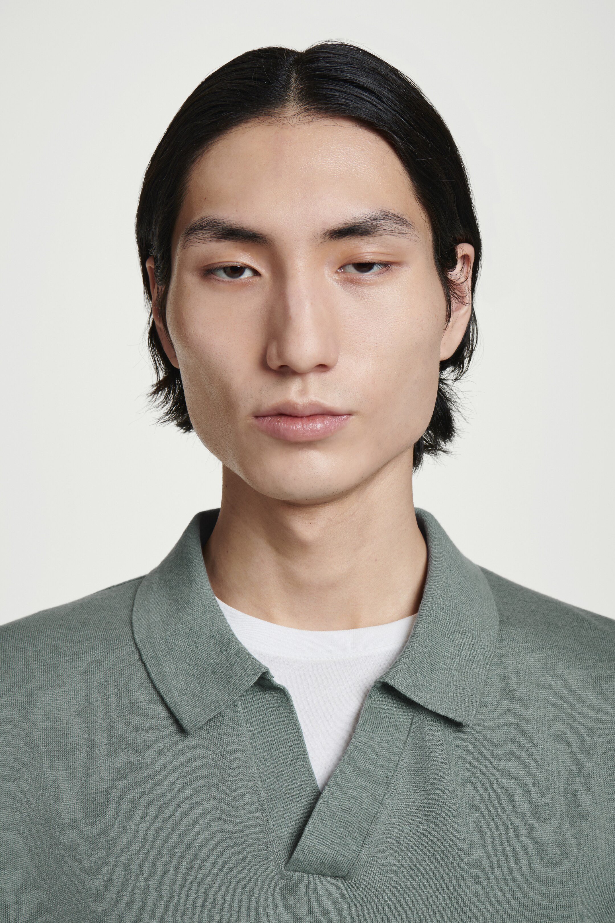 Ver imagen más grande: POLO DE PUNTO DE LINO - VERDE - HOMBRE | H&M ES 3