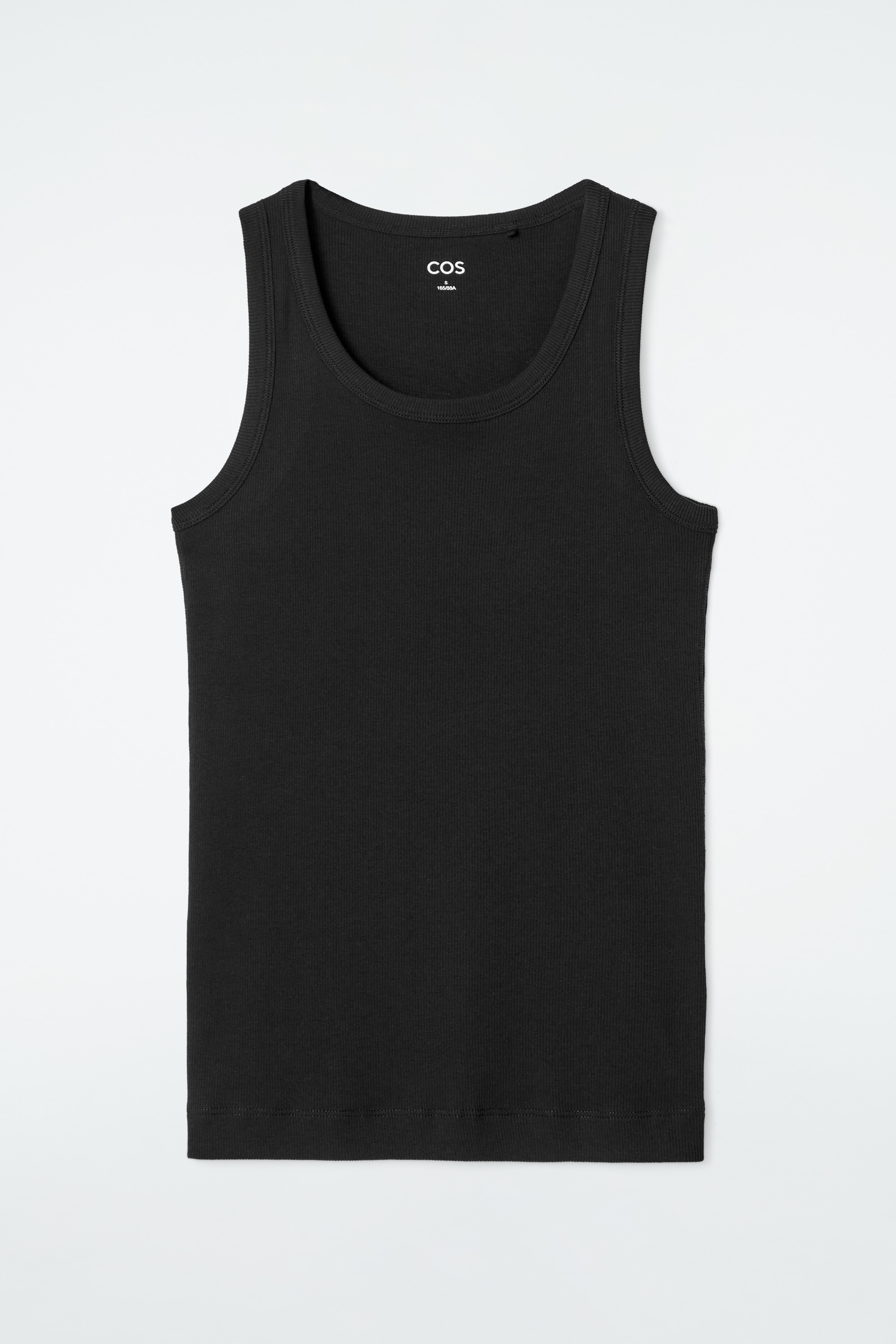 RIBBED TANK TOP - black/WHITE/WHITE / NAVY/RED / WHITE / STRIPED