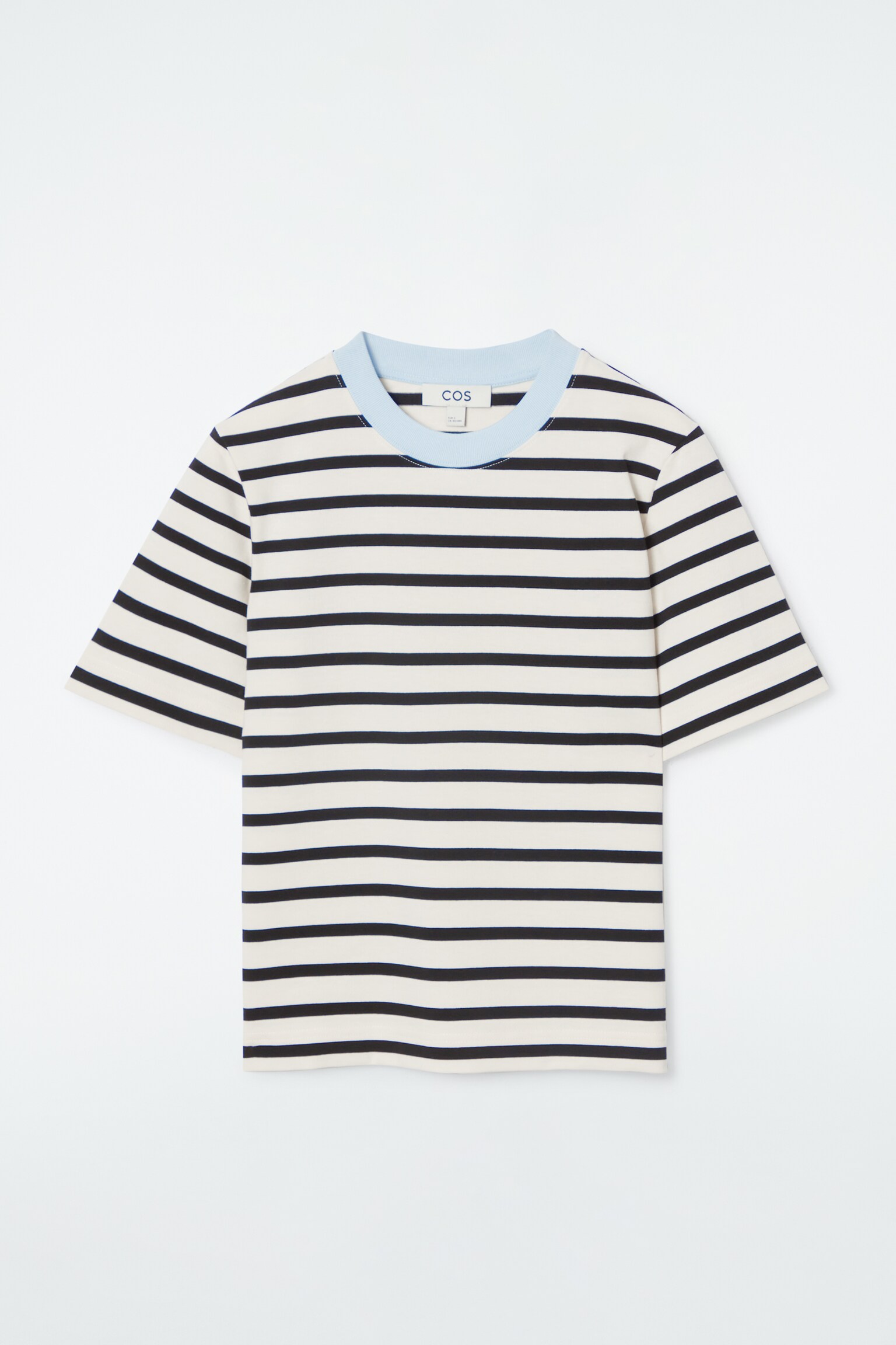 T-SHIRT REGULAR ÉLÉGANT - NOIR / RAYURES/BLANC/BEIGE CLAIR/Noir/BLANC / NOIR/GRIS CHINÉ/BLEU MARINE/ROSE / MARINE/KAKI/BLEU MARINE / RAYURES/ORANGE / BLANC / RAYURES/BLEU MARINE / BLANC / RAYURES/GRIS ANTHRACITE CHINÉ/BLEU COBALT/BLEU / RAYÉ/BLANC / BORDEAUX / RAYURES/ROUGE/ROSE CLAIR/VERT / ÉCRU/NOIR / VERT / RAYURES/Bleu acier