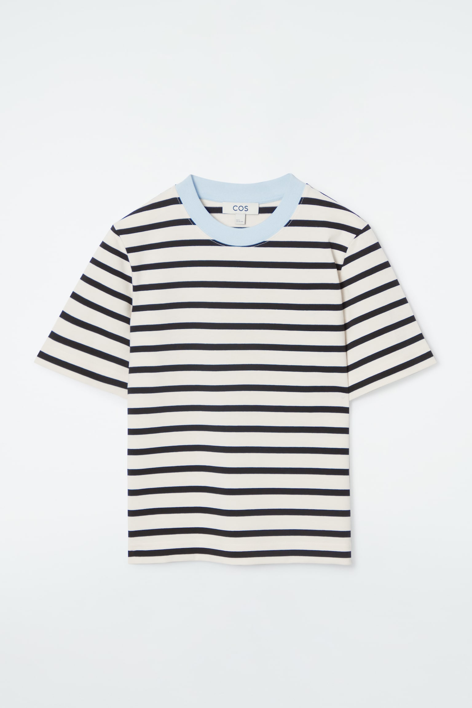 CLEAN CUT REGULAR T-SHIRT - BLACK / STRIPED/black/LIGHT BEIGE/WHITE/NAVY/WHITE / BLACK/PINK / NAVY/KHAKI/GREY MARL/ORANGE / WHITE / STRIPED/NAVY / WHITE / STRIPED/NAVY / STRIPED/CHARCOAL MÉLANGE/WHITE / BURGUNDY / STRIPED/OFF-WHITE / BURGUNDY/BLUE / STRIPED/WHITE / BLACK / STRIPED/BLACK / GREEN / STRIPED/KHAKI/COBALT BLUE/LIGHT PINK/BLUE - 1