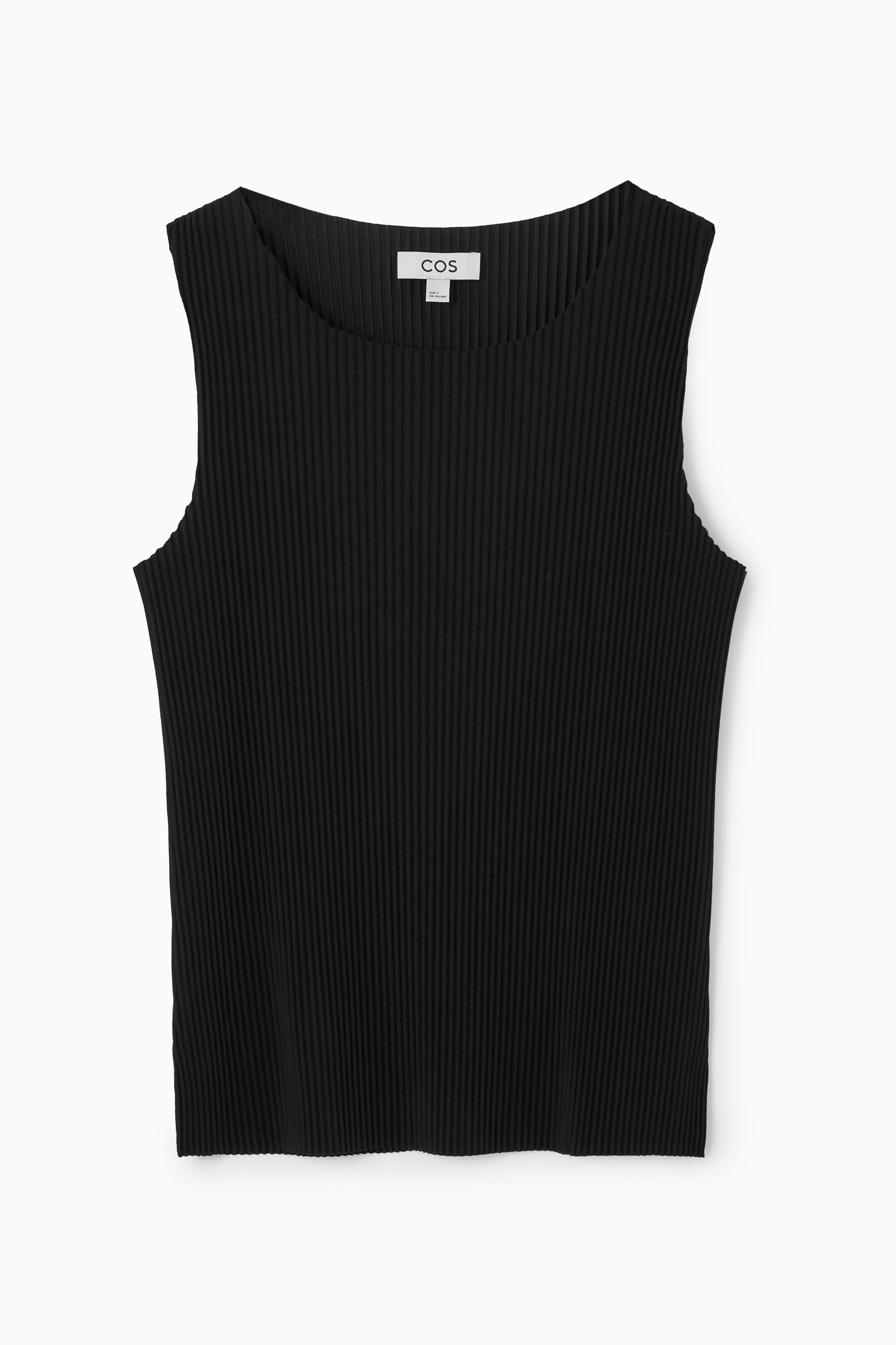 Ingrandisci l'immagine: RIBBED TANK TOP - BLACK - DONNA | H&M CH 1