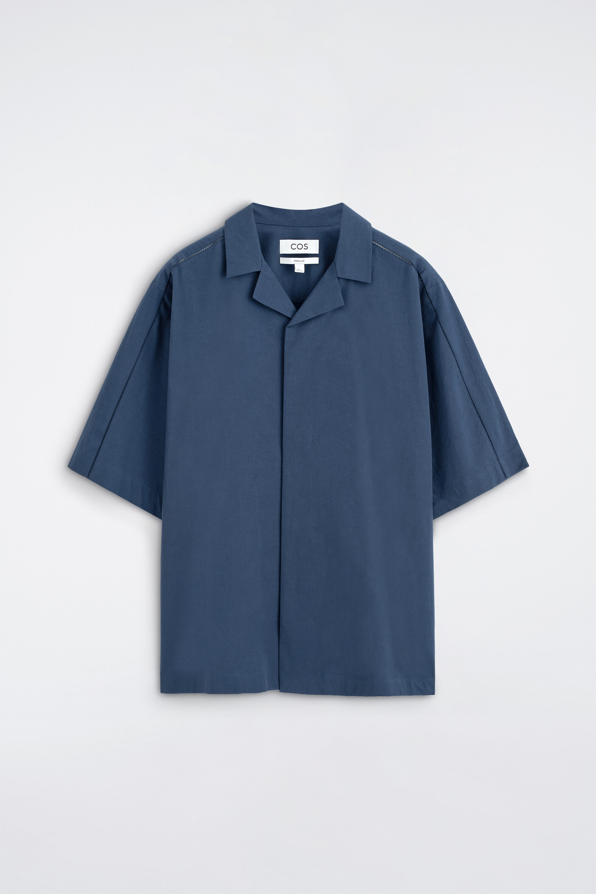 EMBROIDERED CAMP-COLLAR PIMA COTTON SHIRT - thumbnail 6