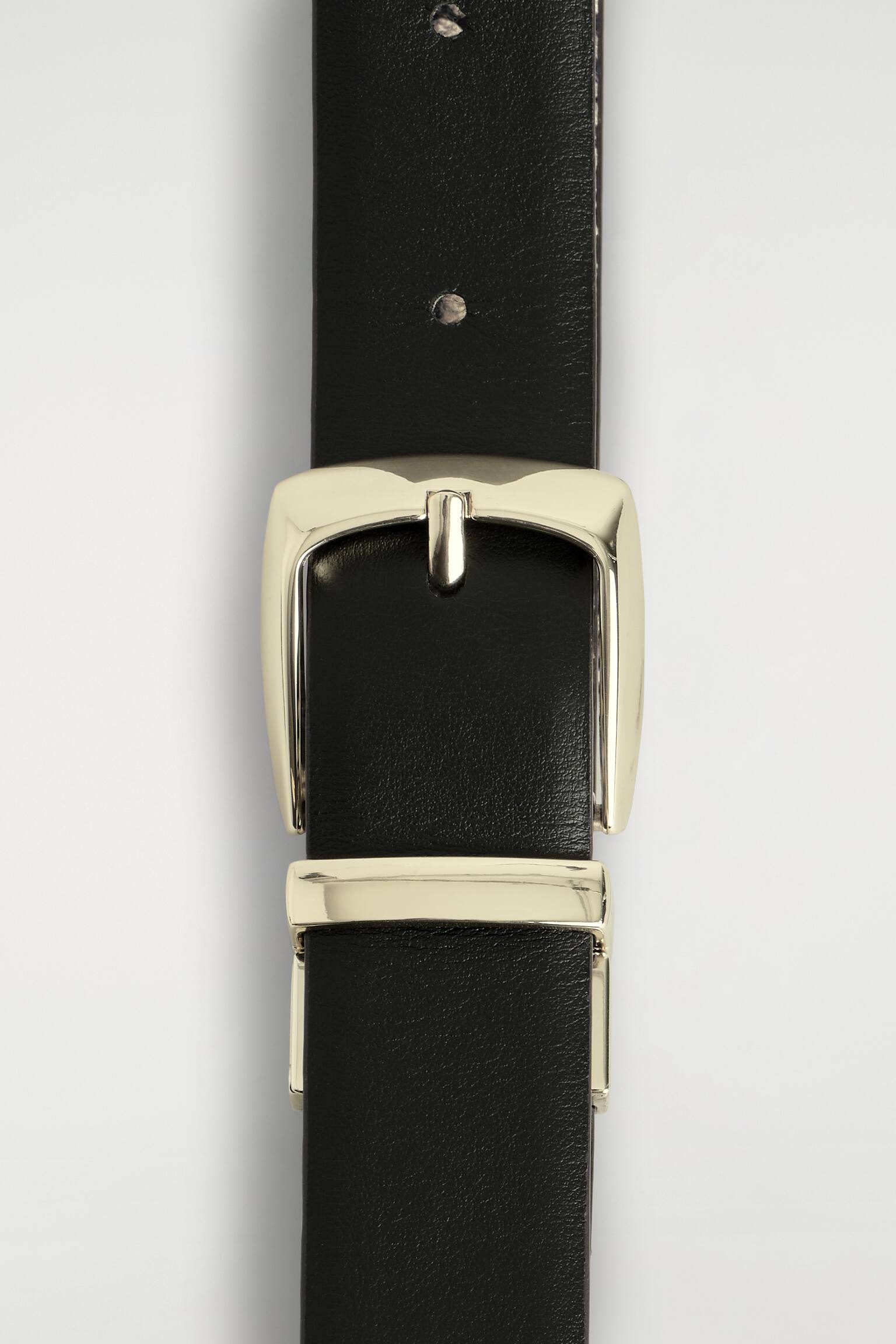 CINTURÓN REVERSIBLE DE PIEL - SERPIENTE / NEGRO/COCODRILO MARRÓN / NEGRO - 4