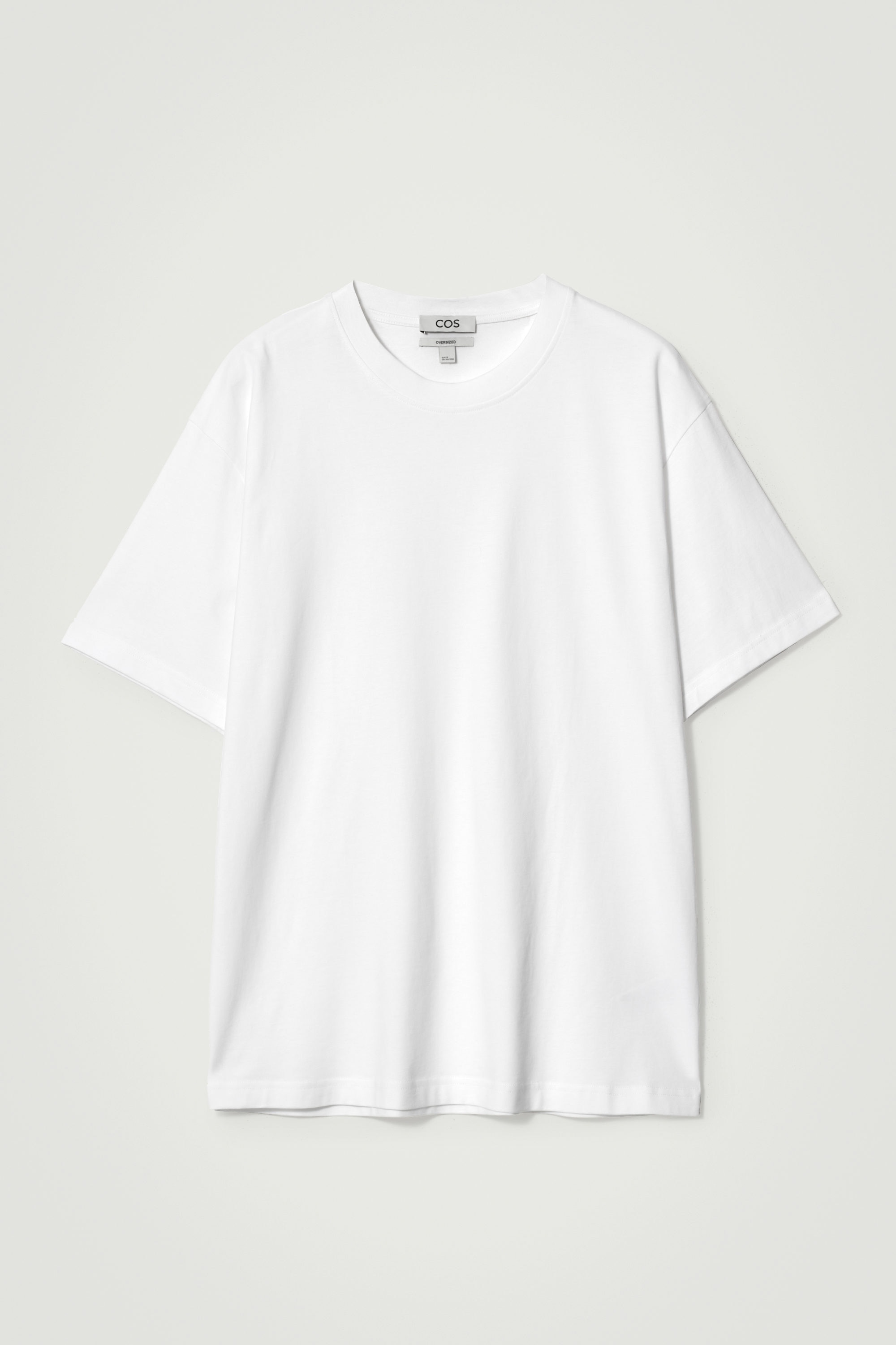 TWILL HALF-ZIP POLO SHIRT - STONE | COS